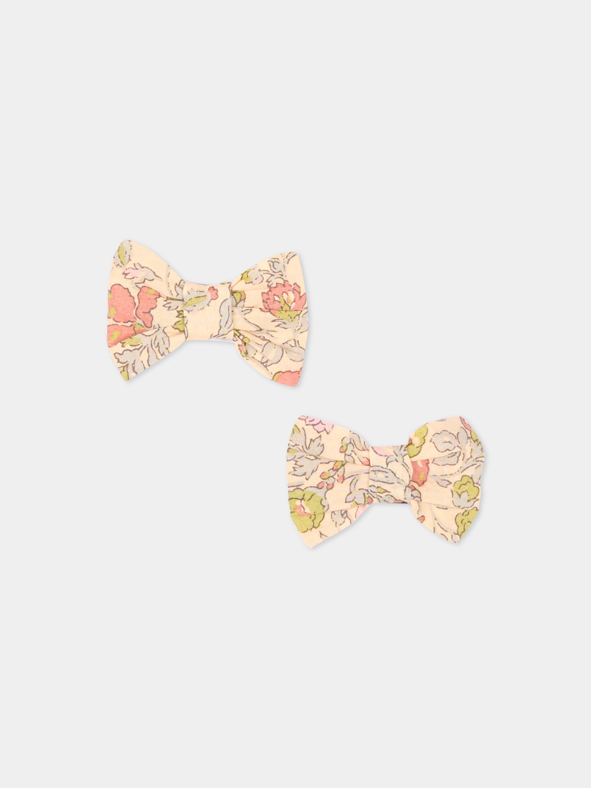 Multicolor floral hair clips for Girl,Bonpoint,W06GHAW00001 523B
