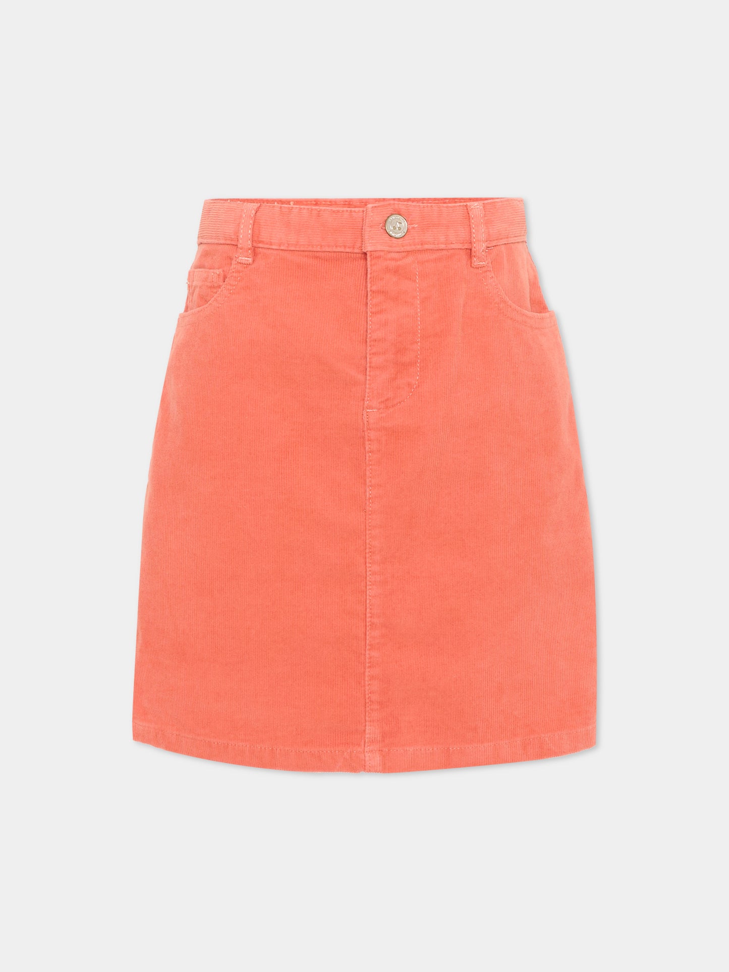 Gonna arancione per bambina,Bonpoint,W06GSKW00001 035C