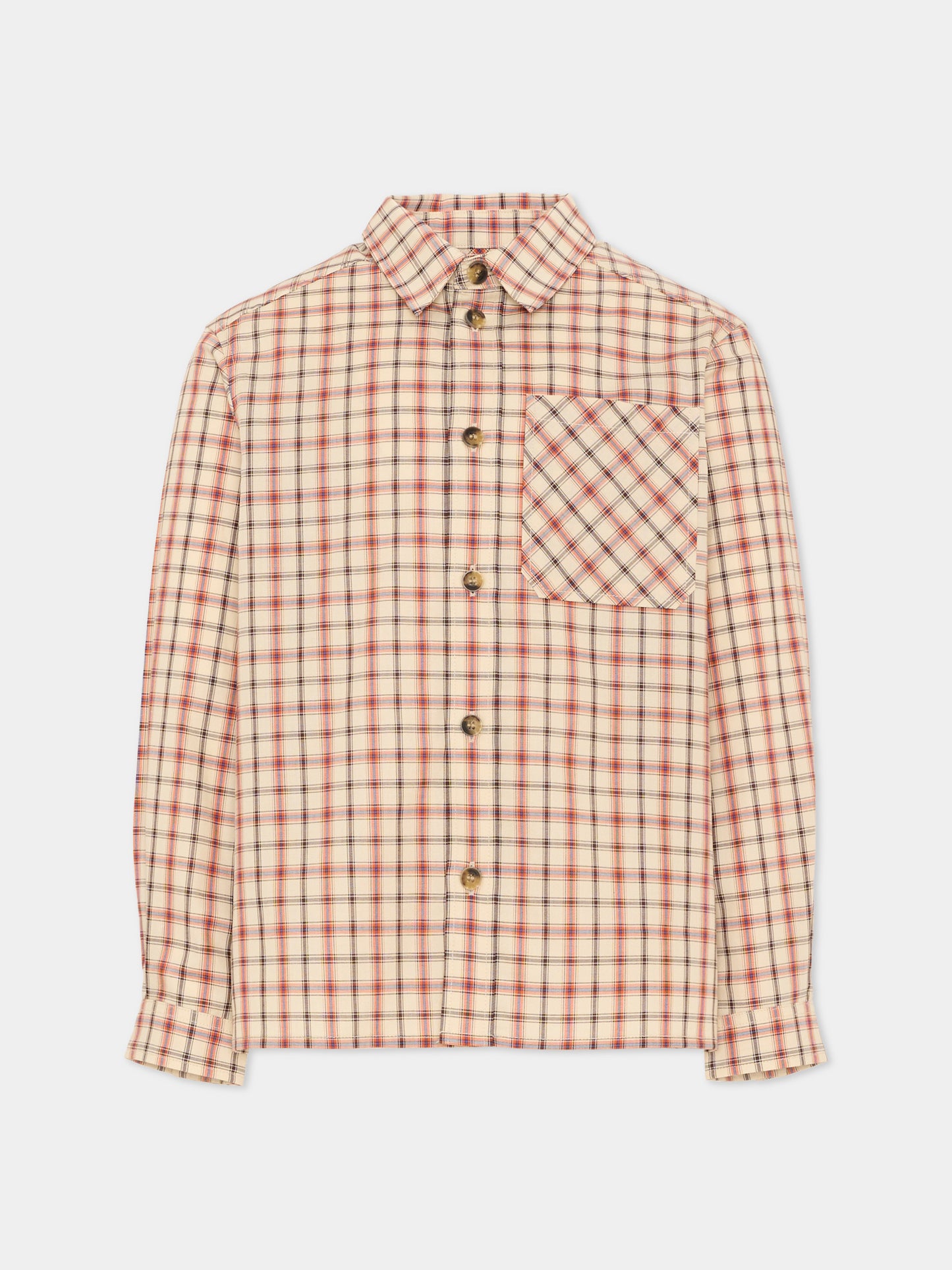 Camicia a quadri per bambino,Bonpoint,W06BSHW00002 360
