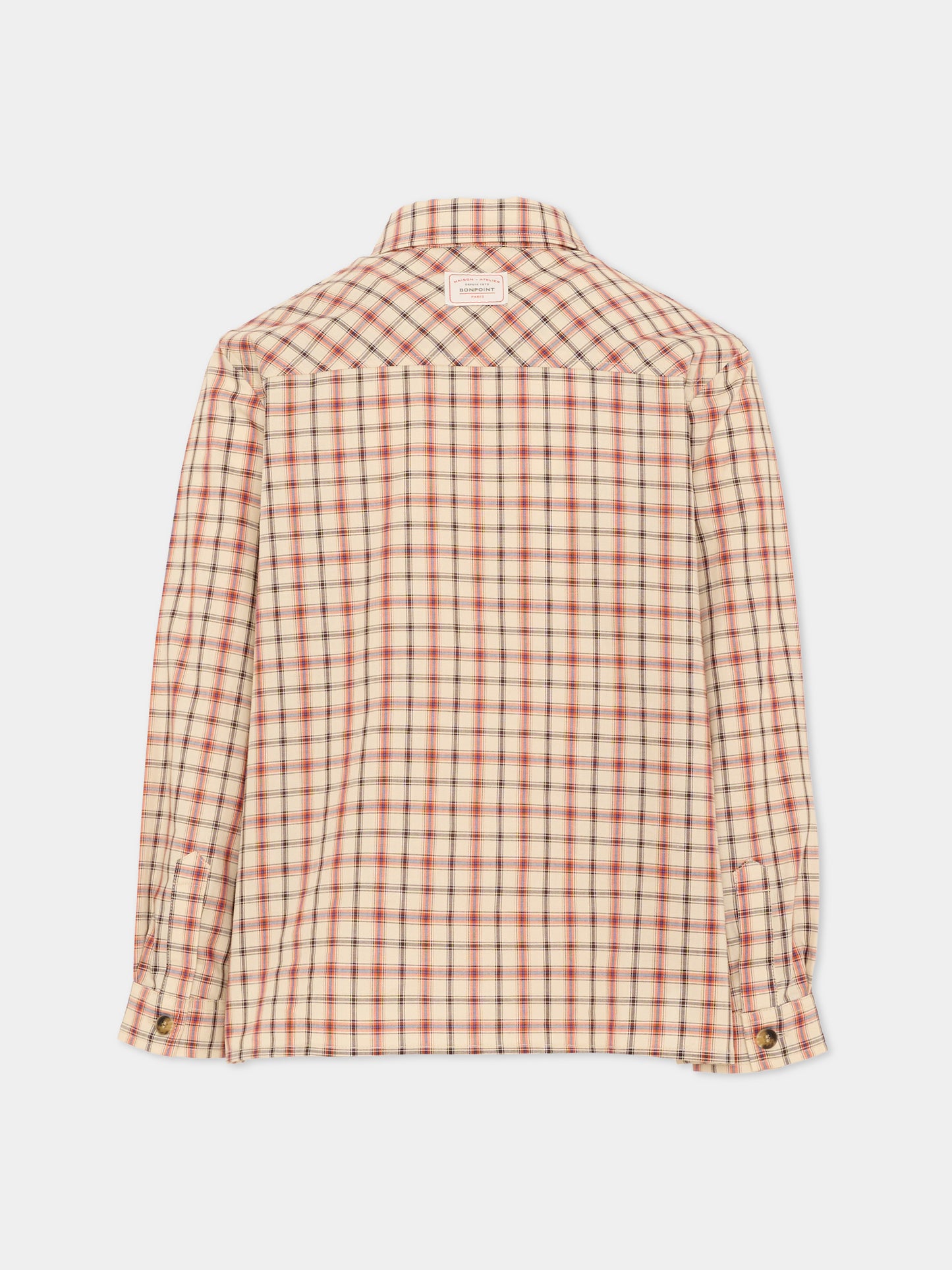 Camicia a quadri per bambino,Bonpoint,W06BSHW00002 360