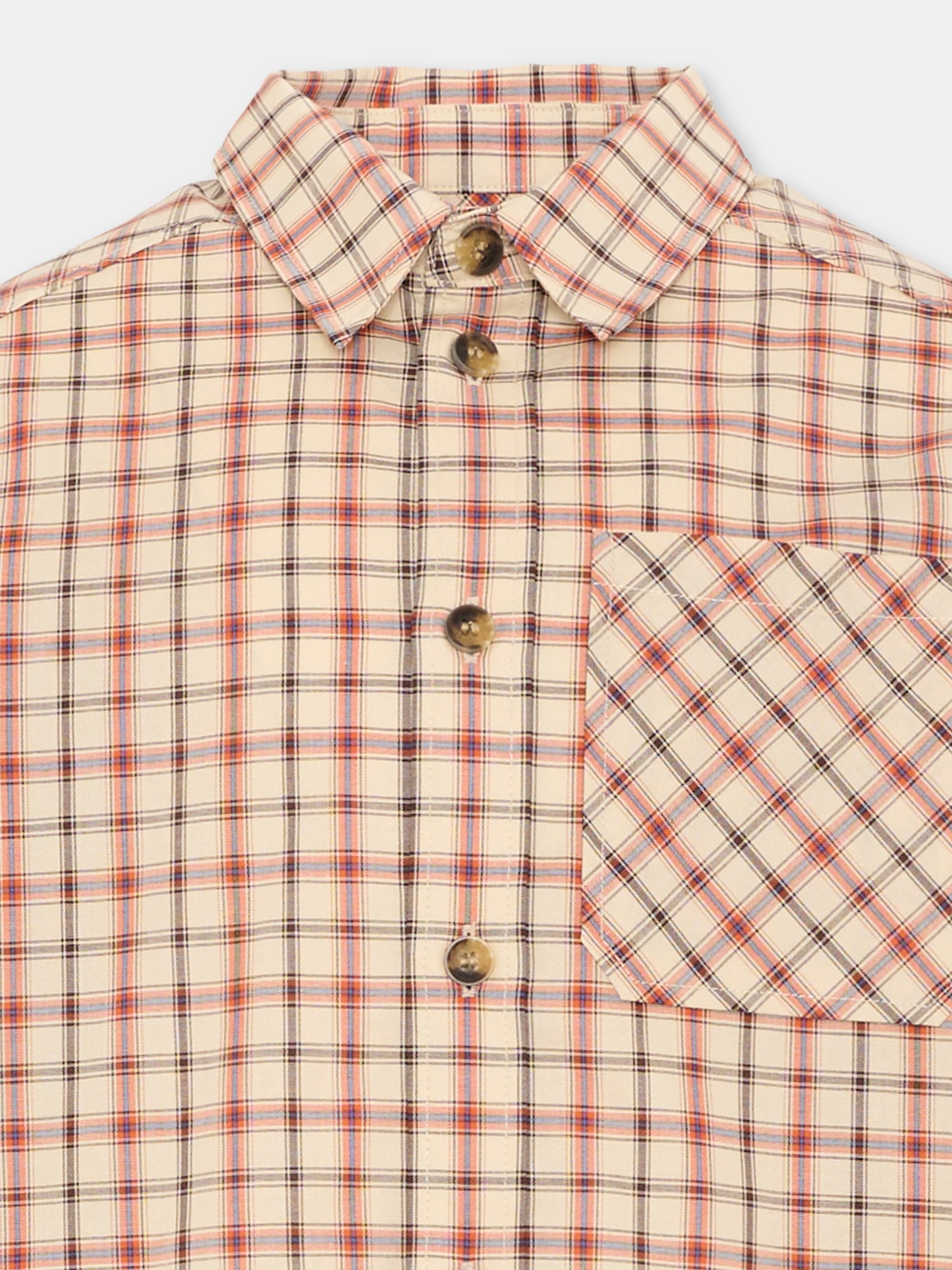 Camicia a quadri per bambino,Bonpoint,W06BSHW00002 360