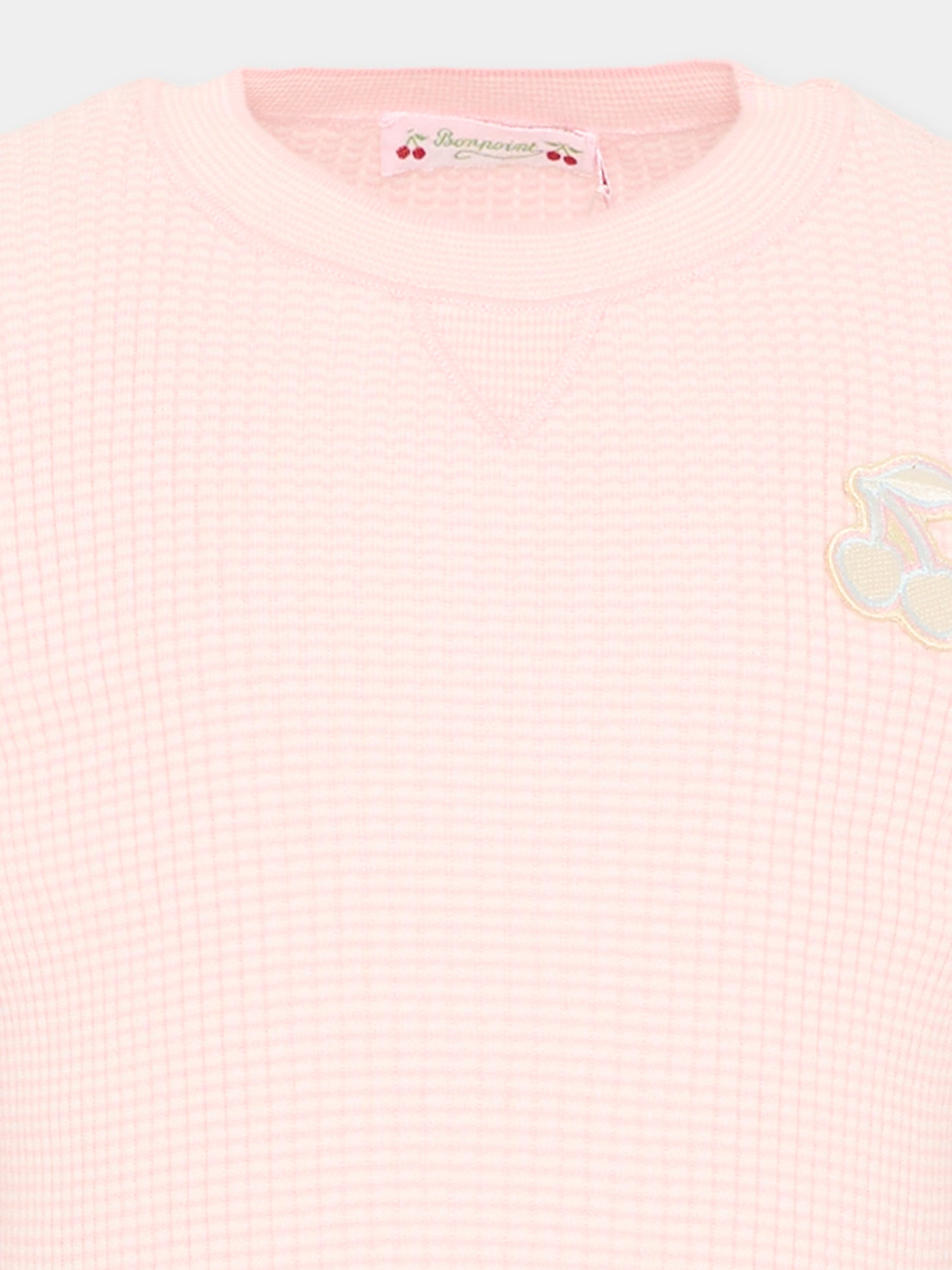 Maglia rosa per bambina,Bonpoint,P06GJUK00001 220A