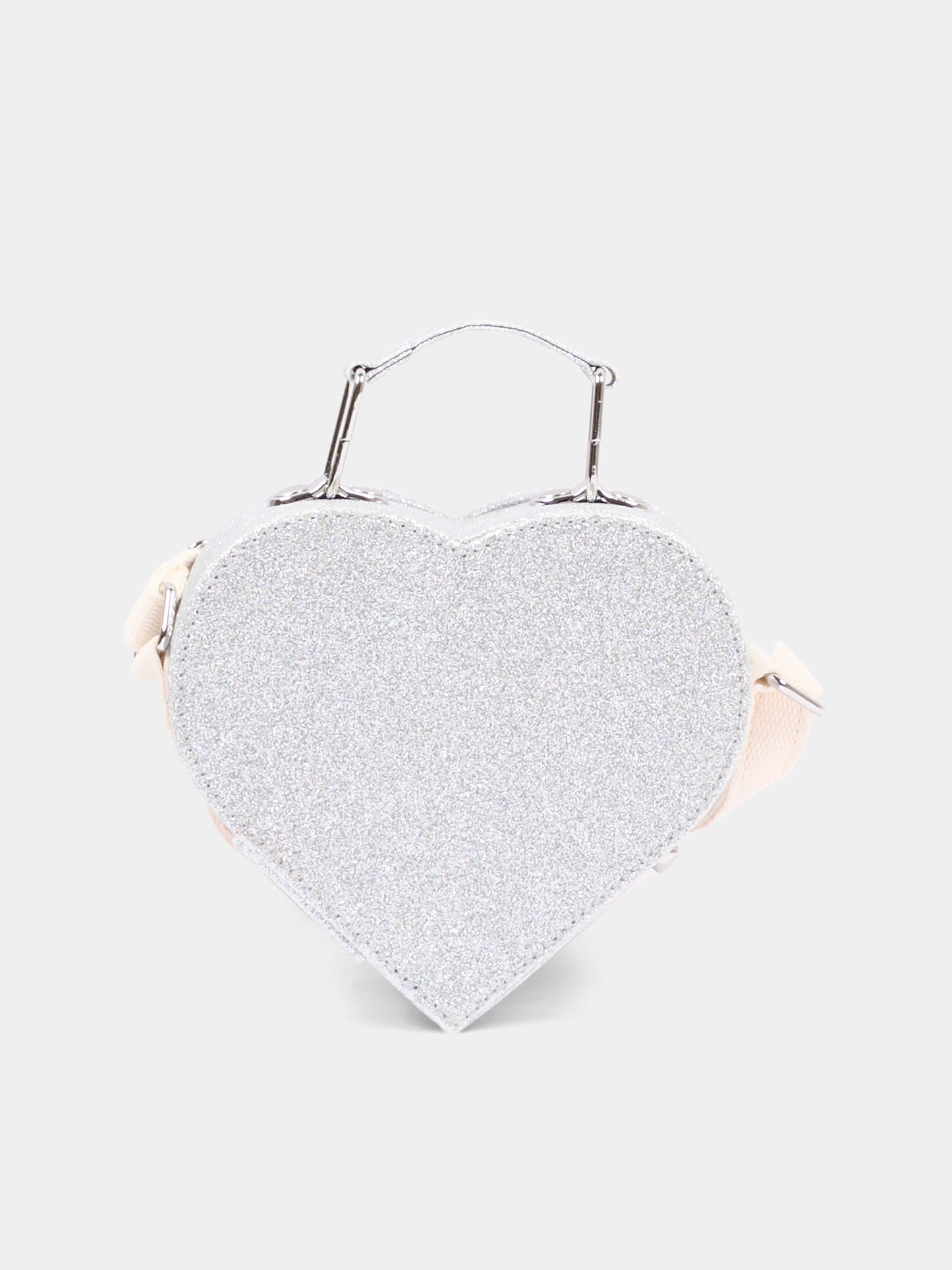 Borsa argento a forma di cuore per bambina,Bonpoint,P06GBAW00001 089