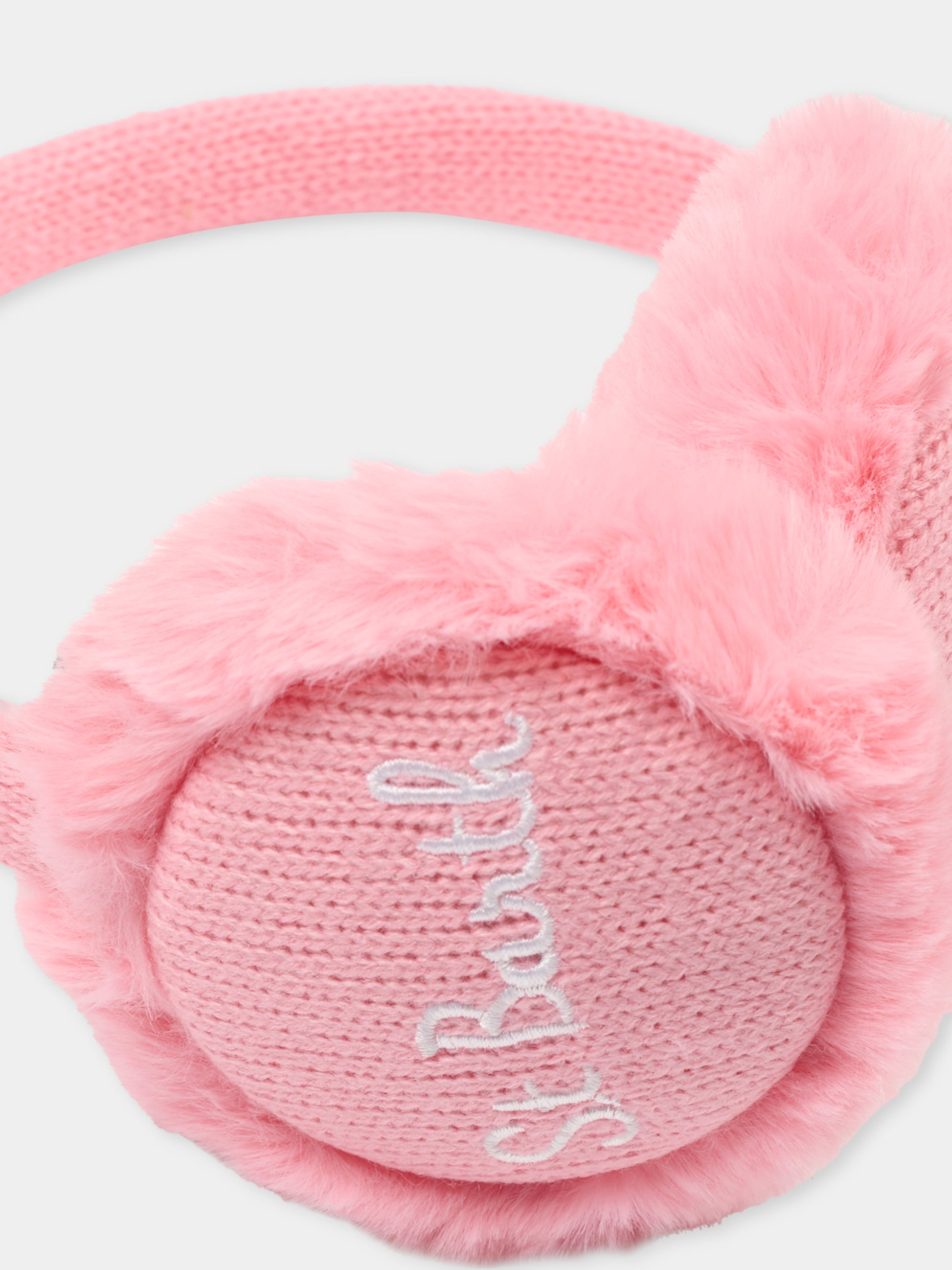 Paraorecchie rosa per bambina con logo,Mc2 Saint Barth,EARM001 00856E