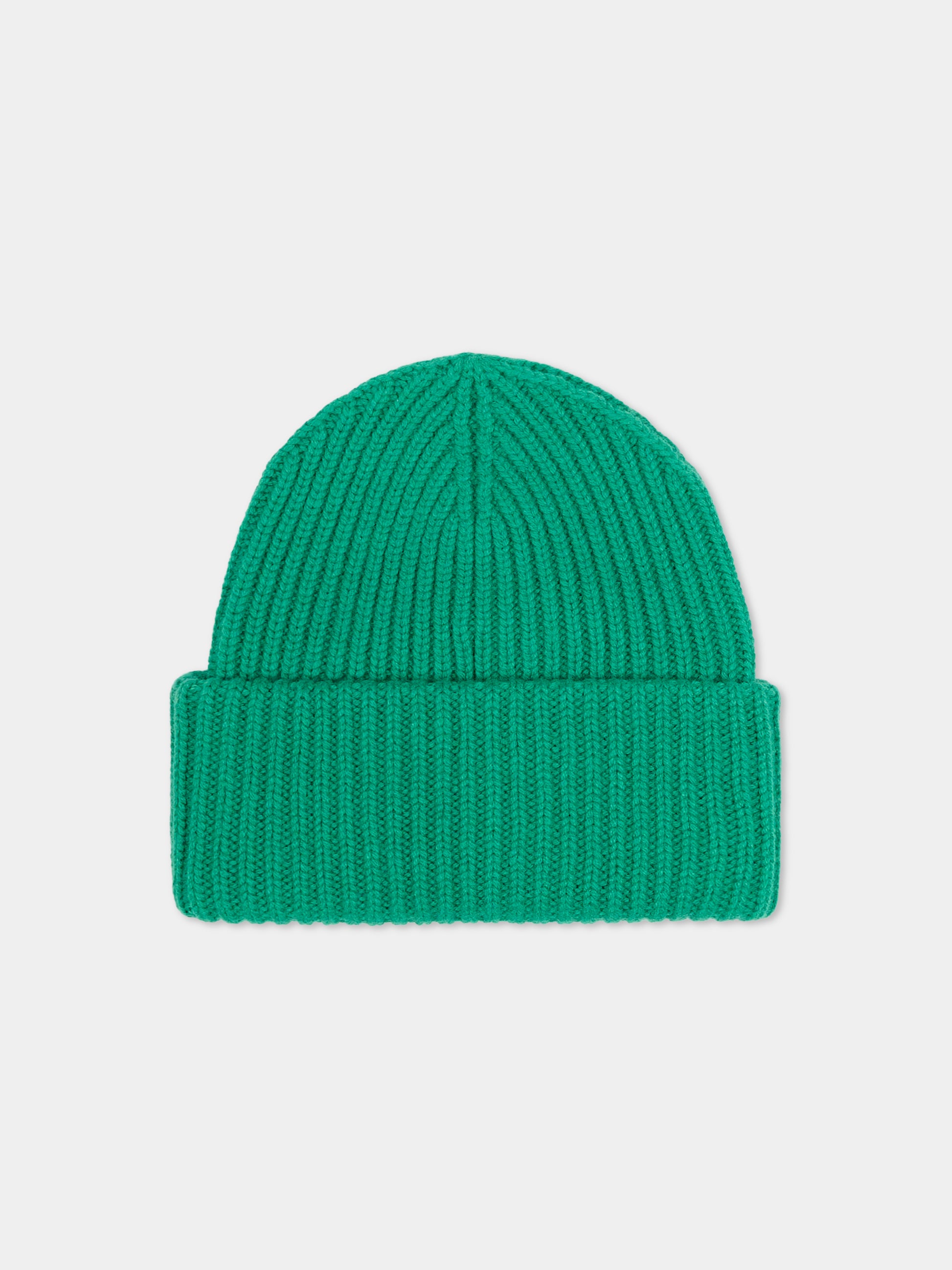 Berretto verde per bambini con logo,Mc2 Saint Barth,BRR0001 02537G