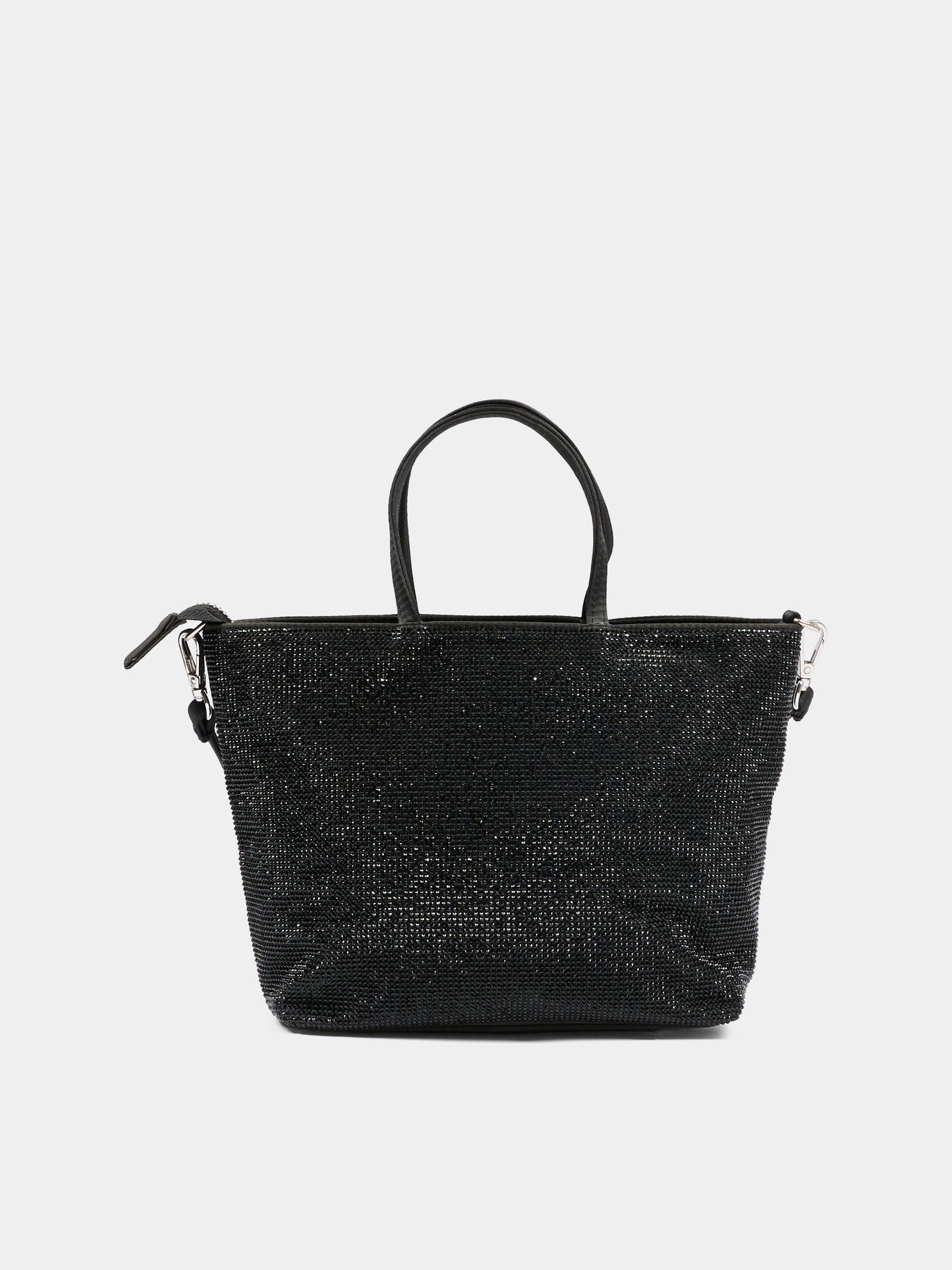 Borsa nera per bambina con strass,Mc2 Saint Barth,SBM0001 01439G