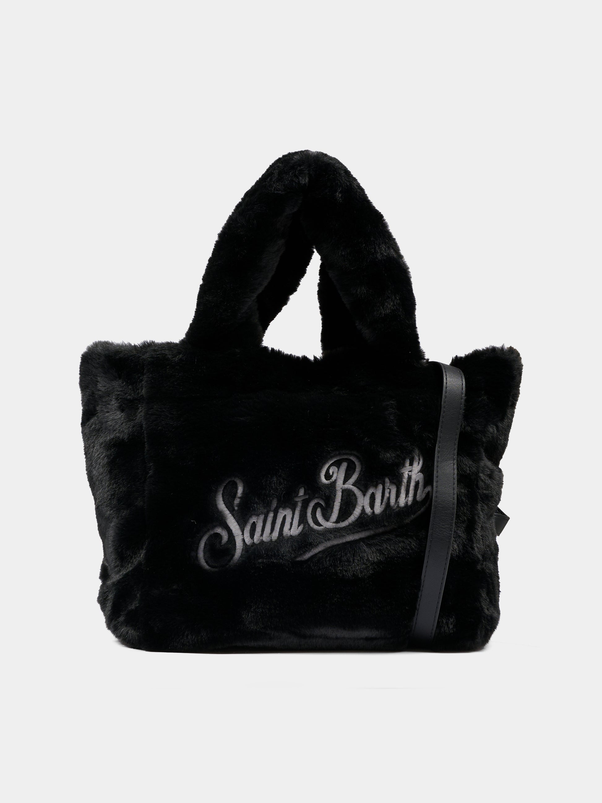 Borsa Colette nera per bambina con logo,Mc2 Saint Barth,COL0033 00292I