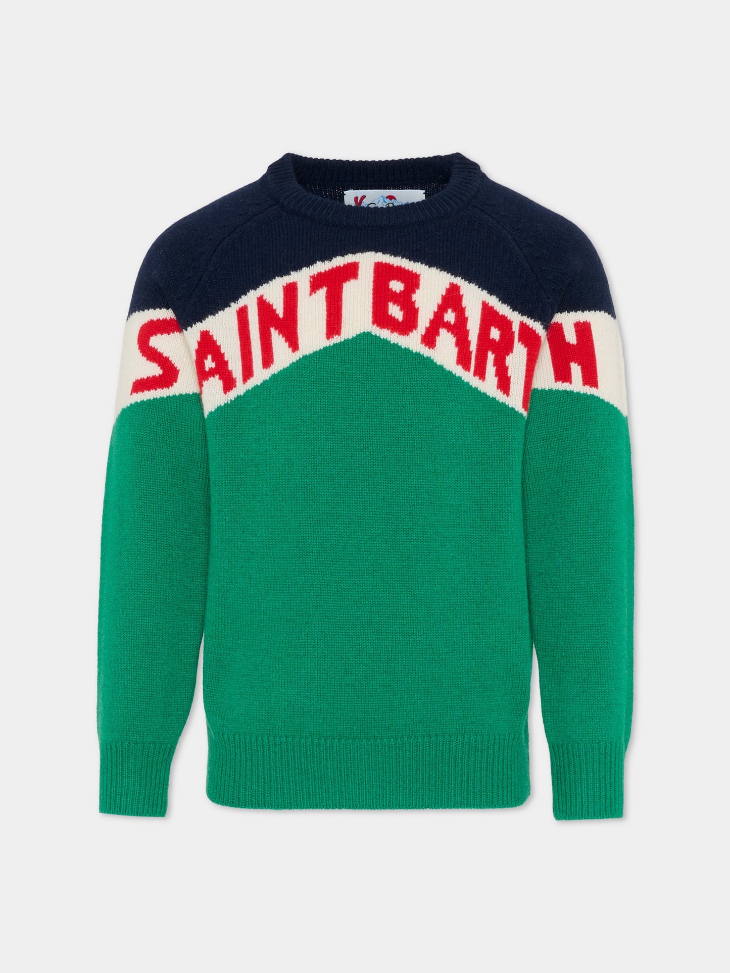 Maglione multicolor per bambino con logo,Mc2 Saint Barth,DOU0002 00257E