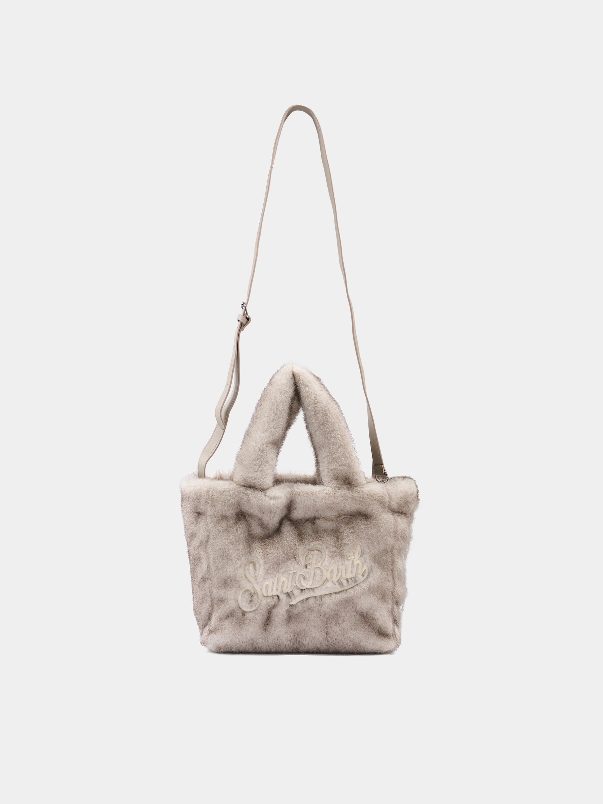 Borsa Colette grigia per bambina con logo,Mc2 Saint Barth,COL0033 00288I