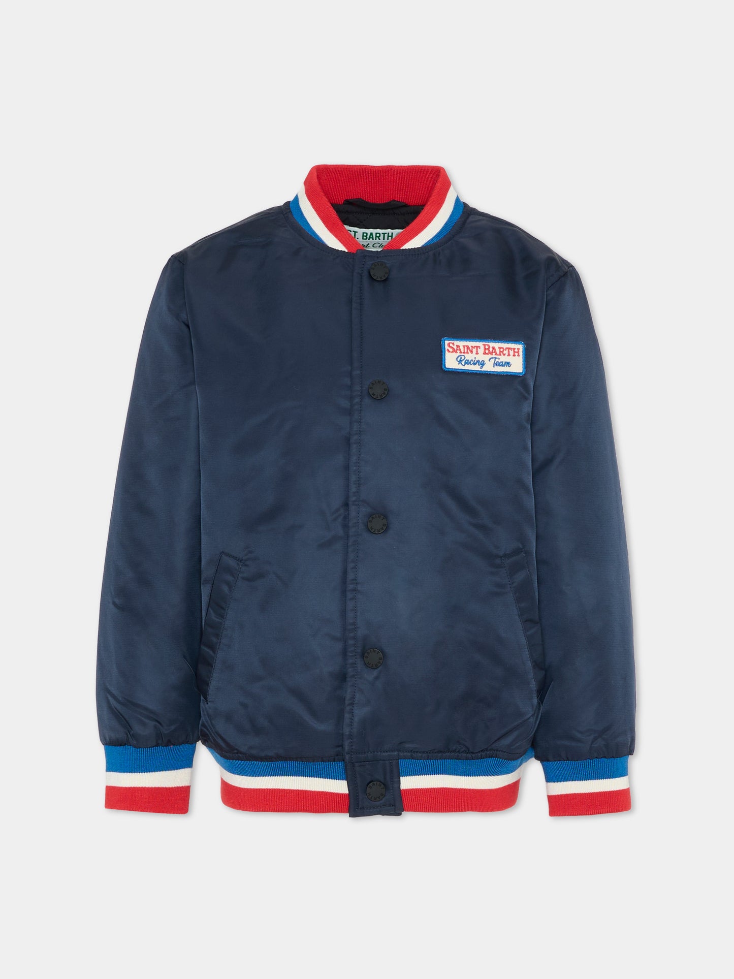 Giubbotto blu per bambino con Snoopy,Mc2 Saint Barth,WEL001 00062I