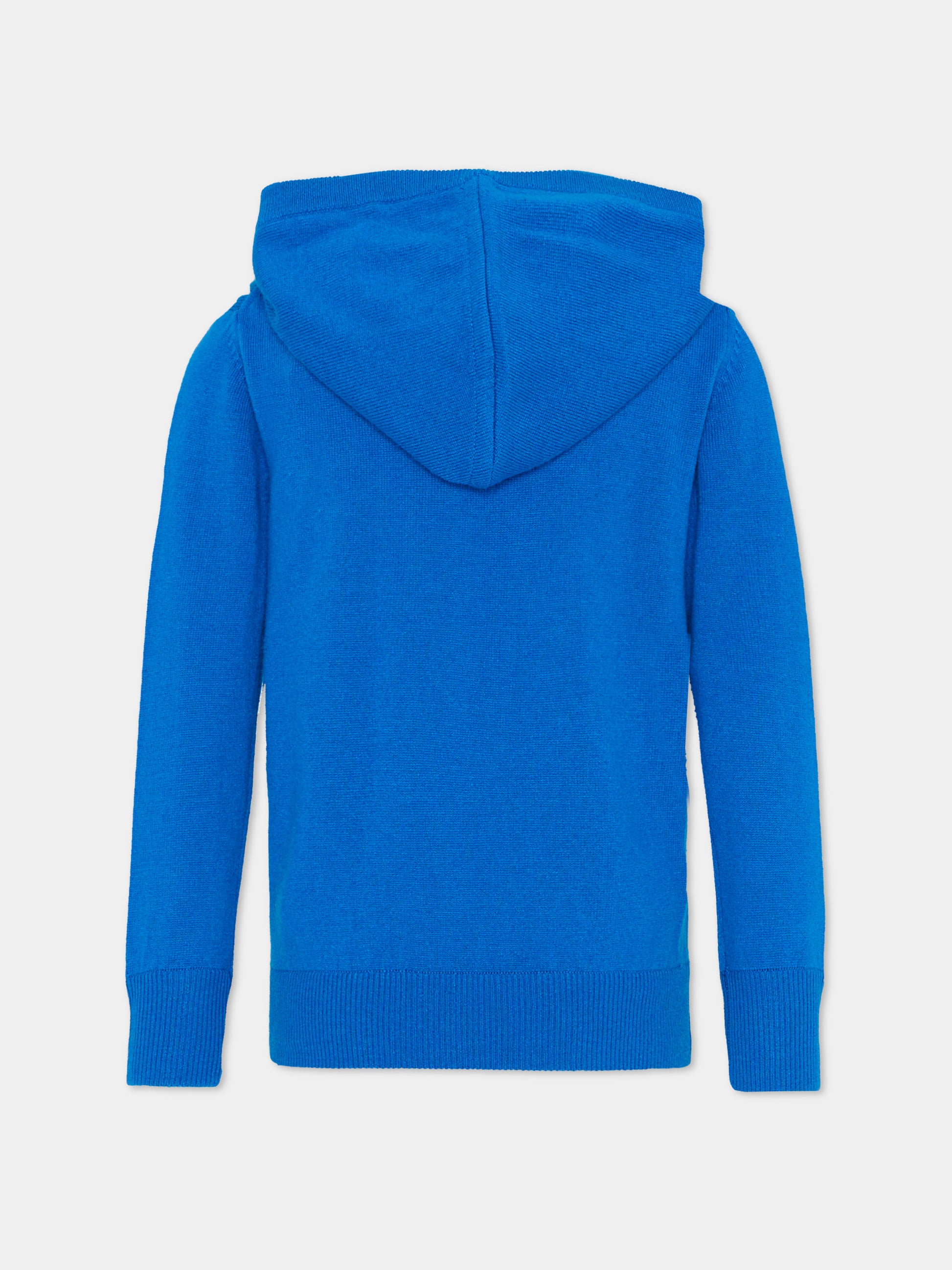 Maglione blu per bambino con logo rosso,Mc2 Saint Barth,WOO0002 10250E