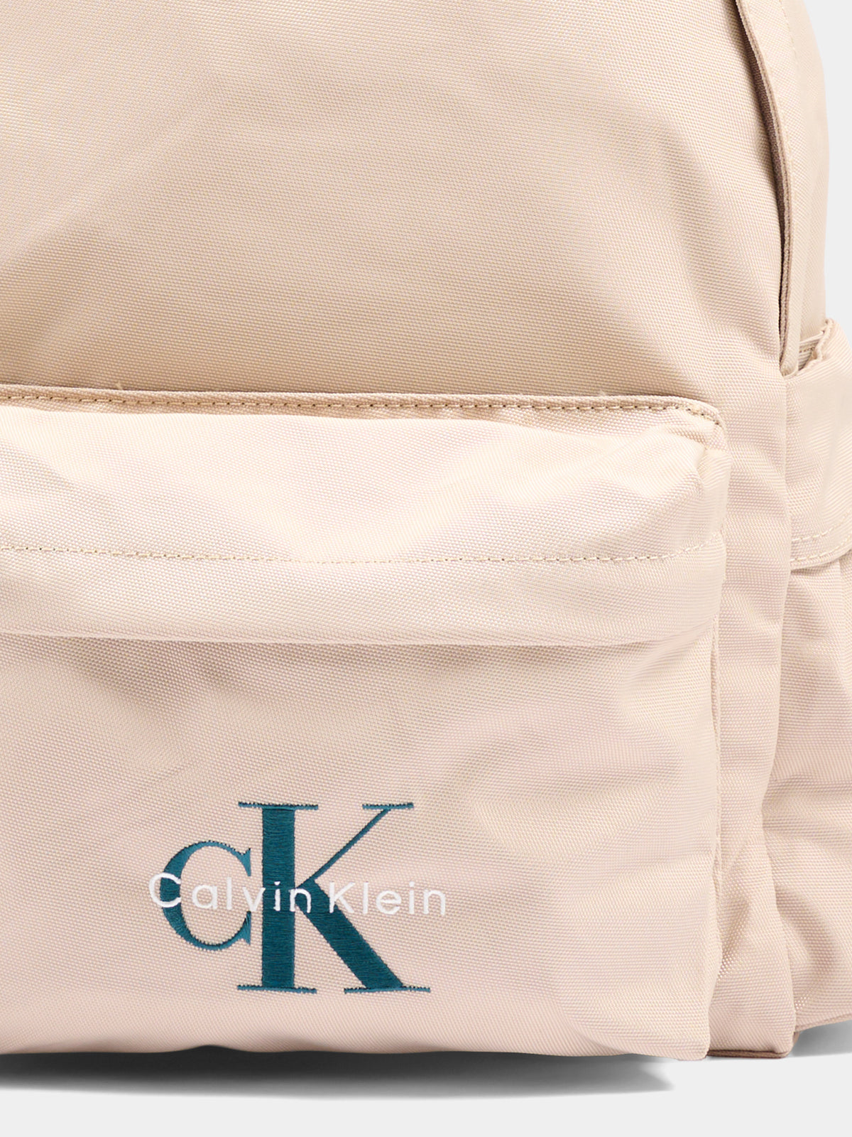 Zaino beige per bambini con logo,Calvin Klein Kids,IU0IU00731 PCV