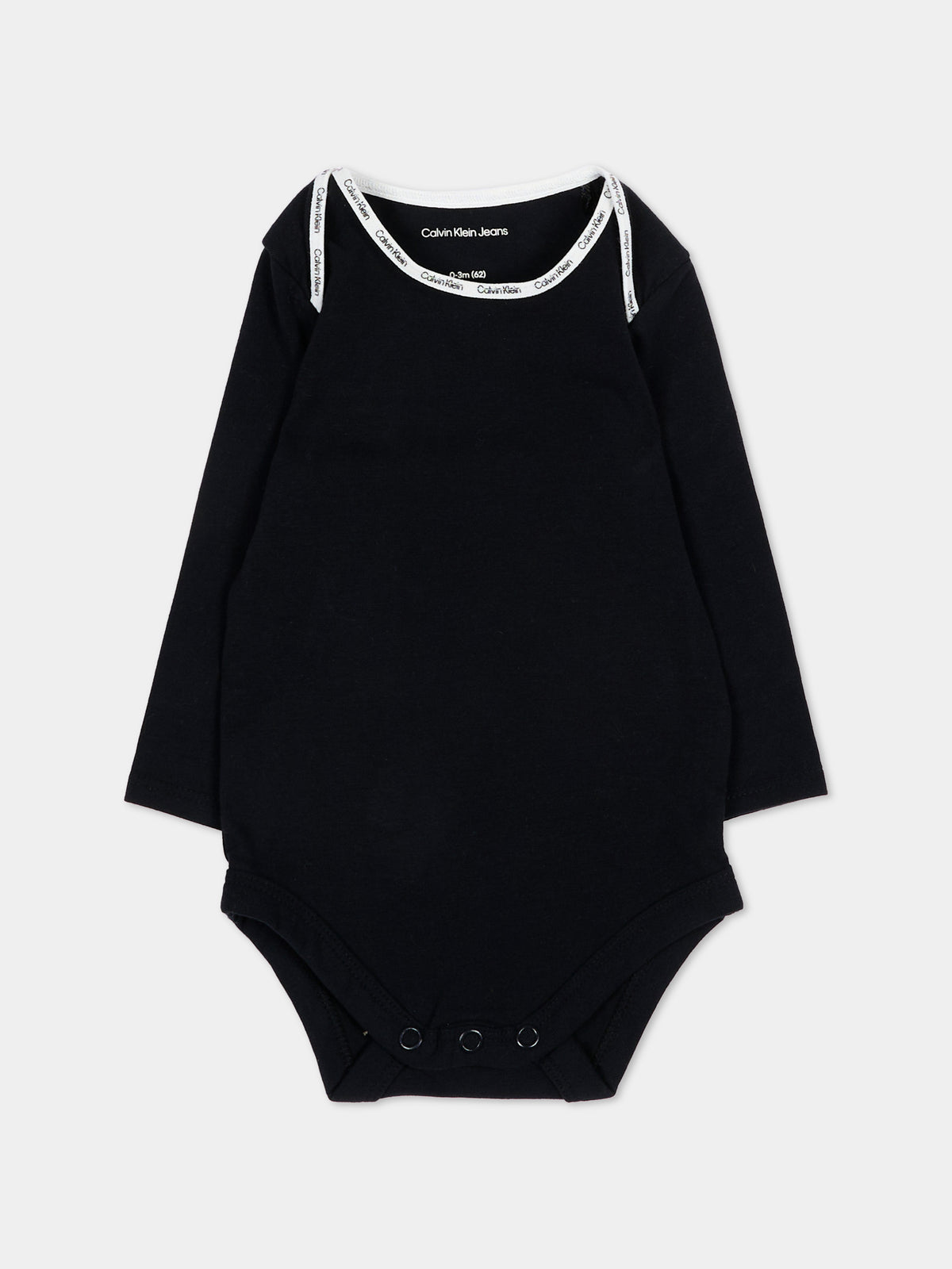 Set body multicolor per neonati con logo,Calvin Klein Kids,LV1CKTJN00 BEH