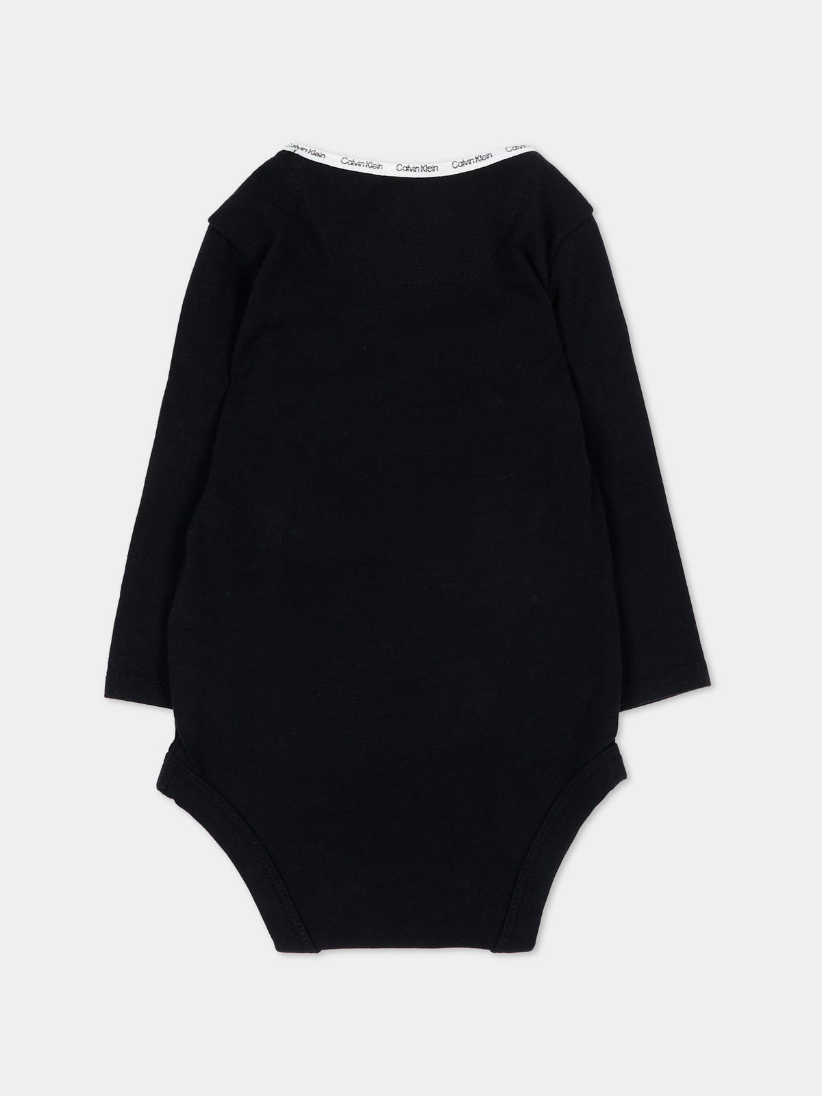 Set body multicolor per neonati con logo,Calvin Klein Kids,LV1CKTJN00 BEH