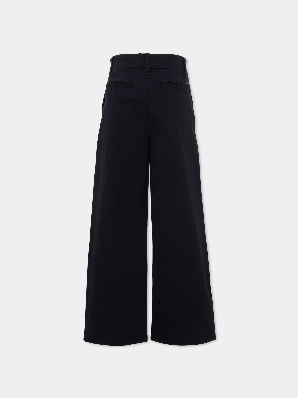 Pantaloni neri per bambino a gamba ampia,Calvin Klein Kids,LVCKTJC17B BEH