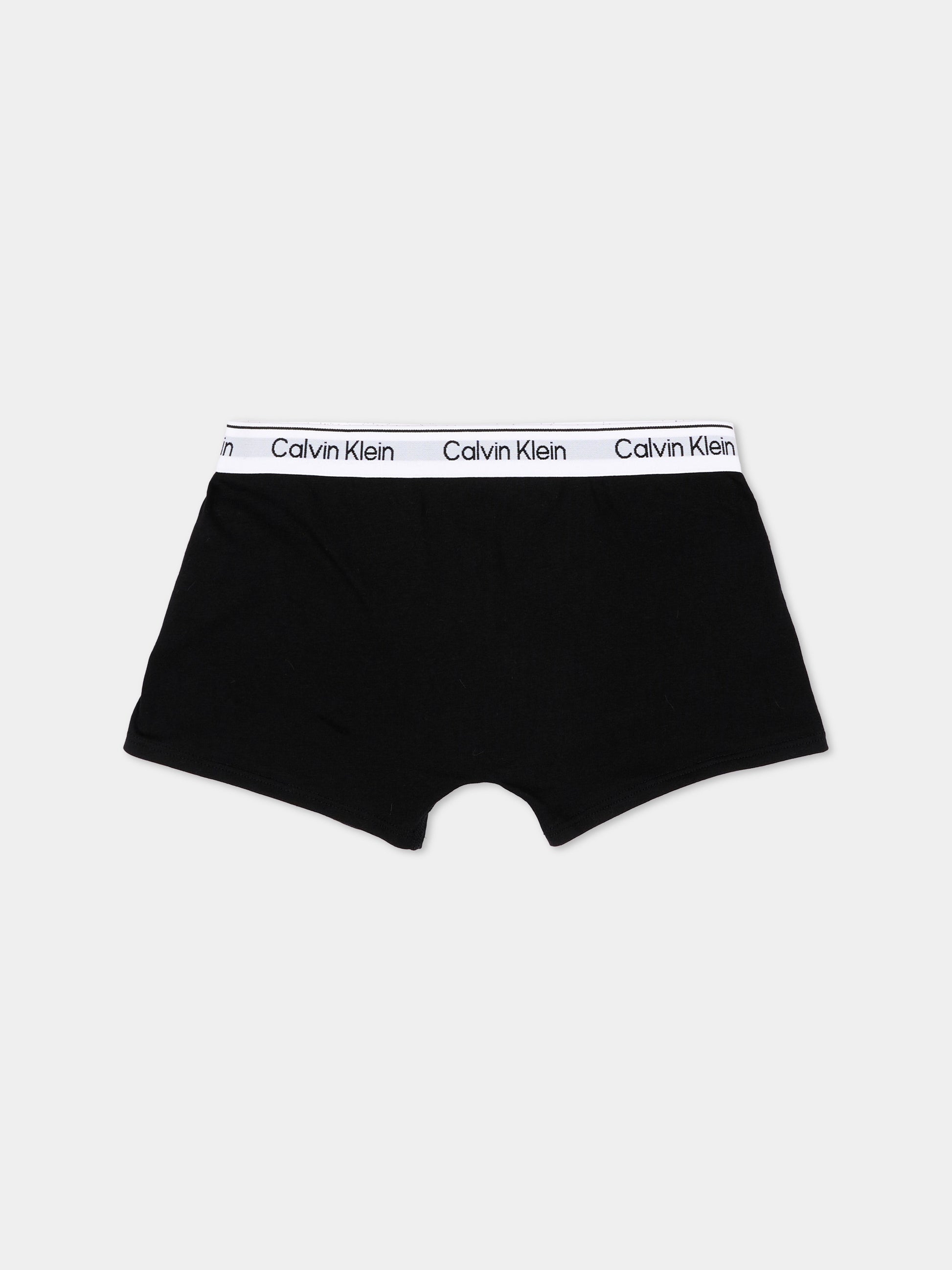 Boxer multicolor per bambino con logo,Calvin Klein Kids,B70B700506 0UO