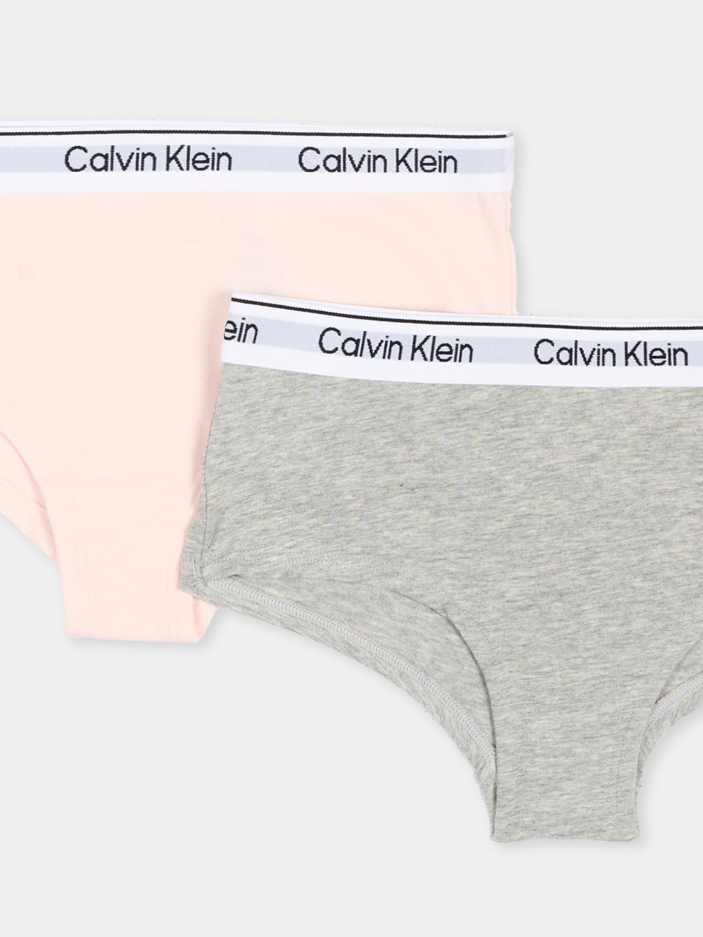 Slip rosa per bambina con logo,Calvin Klein Kids,G80G800727 0VX