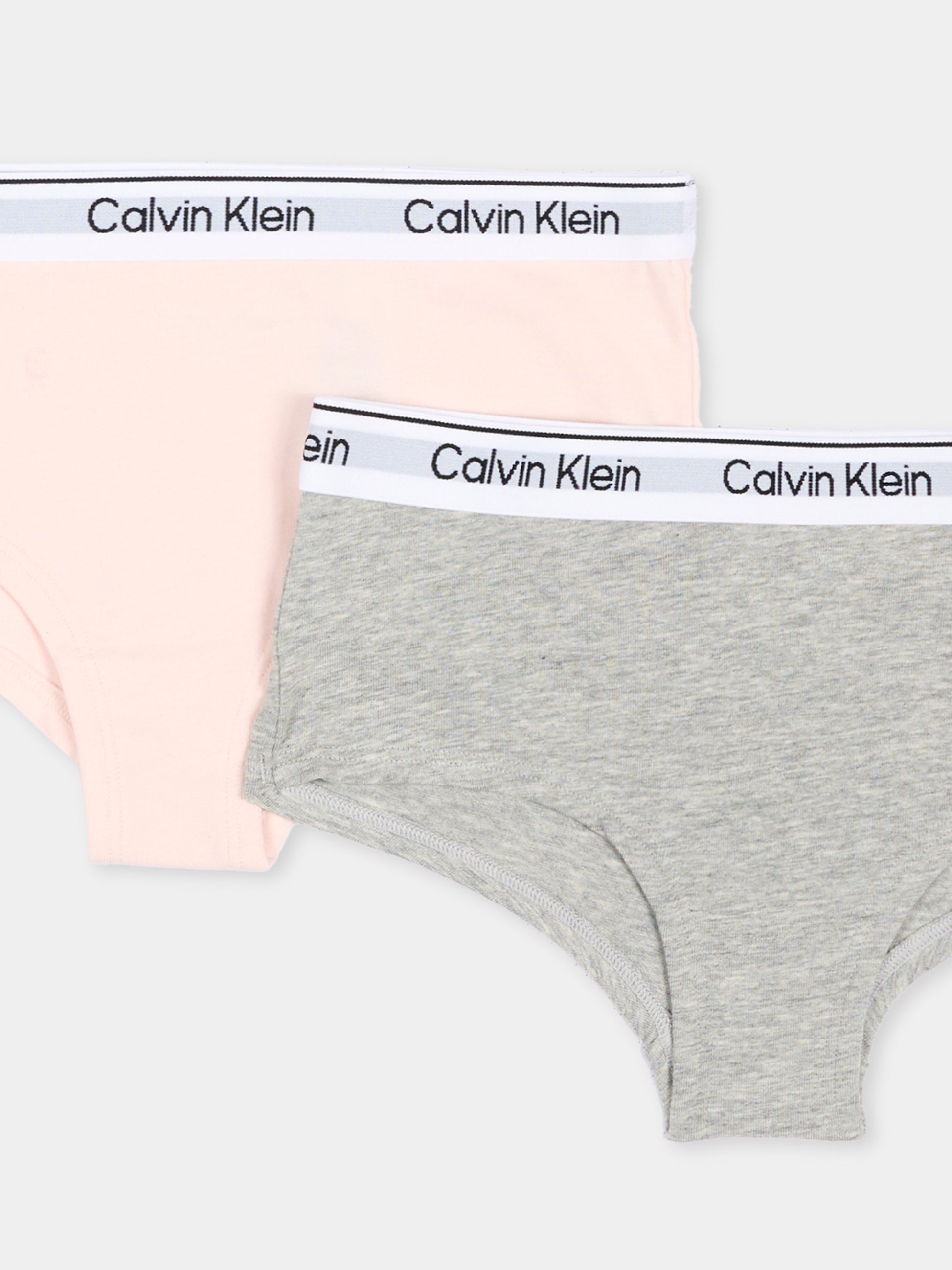 Slip rosa per bambina con logo,Calvin Klein Kids,G80G800727 0VX