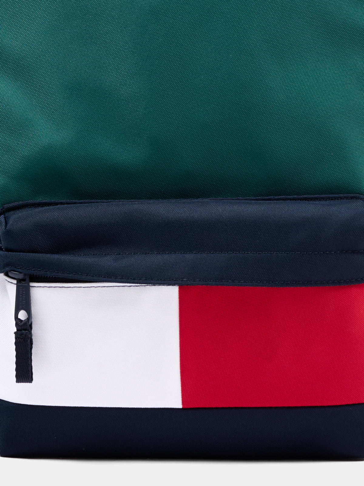 Zaino verde per bambini con logo,Tommy Hilfiger Junior,KA0KA00115 L6N