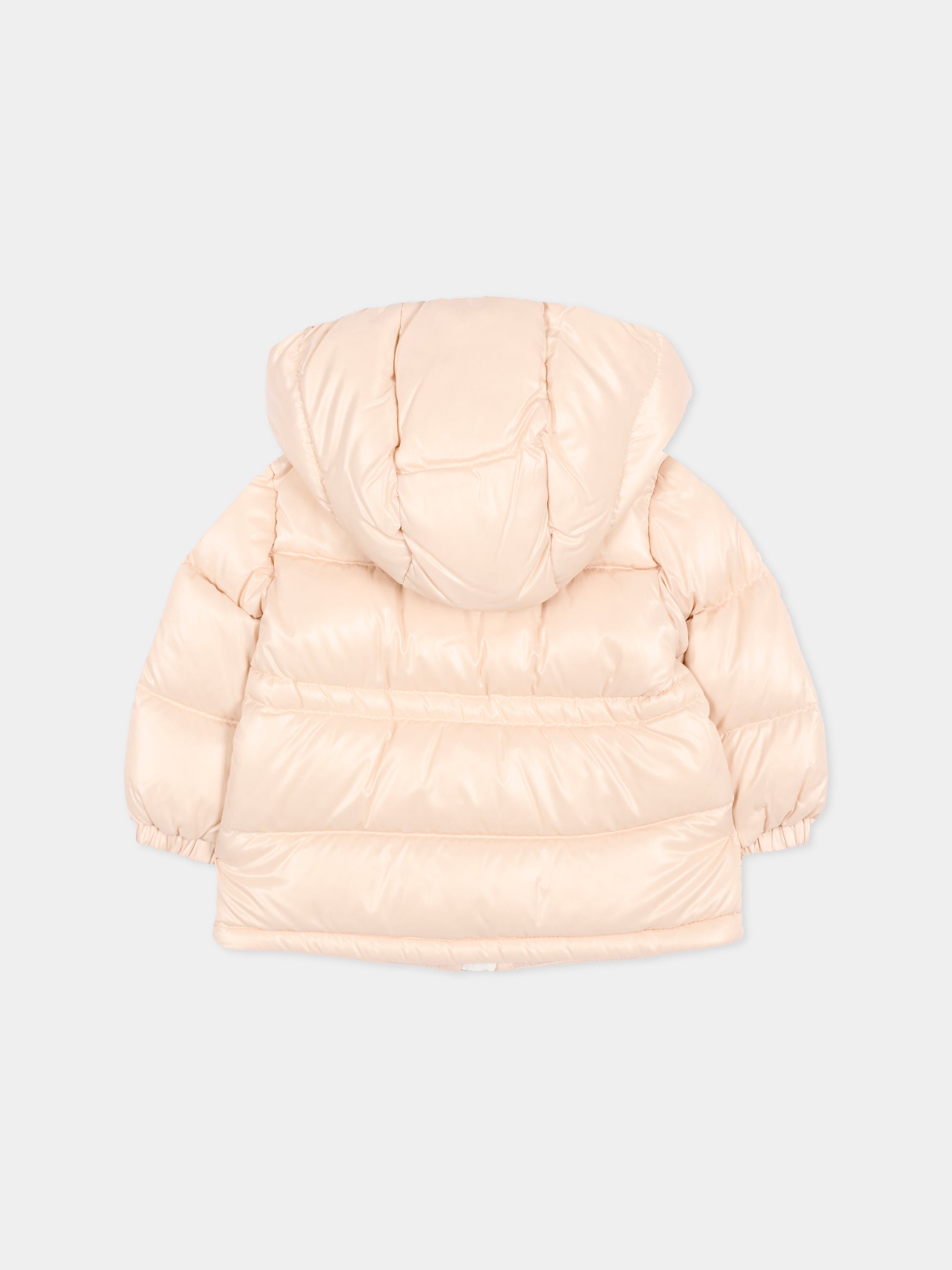 Piumino rosa Maire per neonata con logo,Moncler Kids,L2951 1A00021 597Z8 529