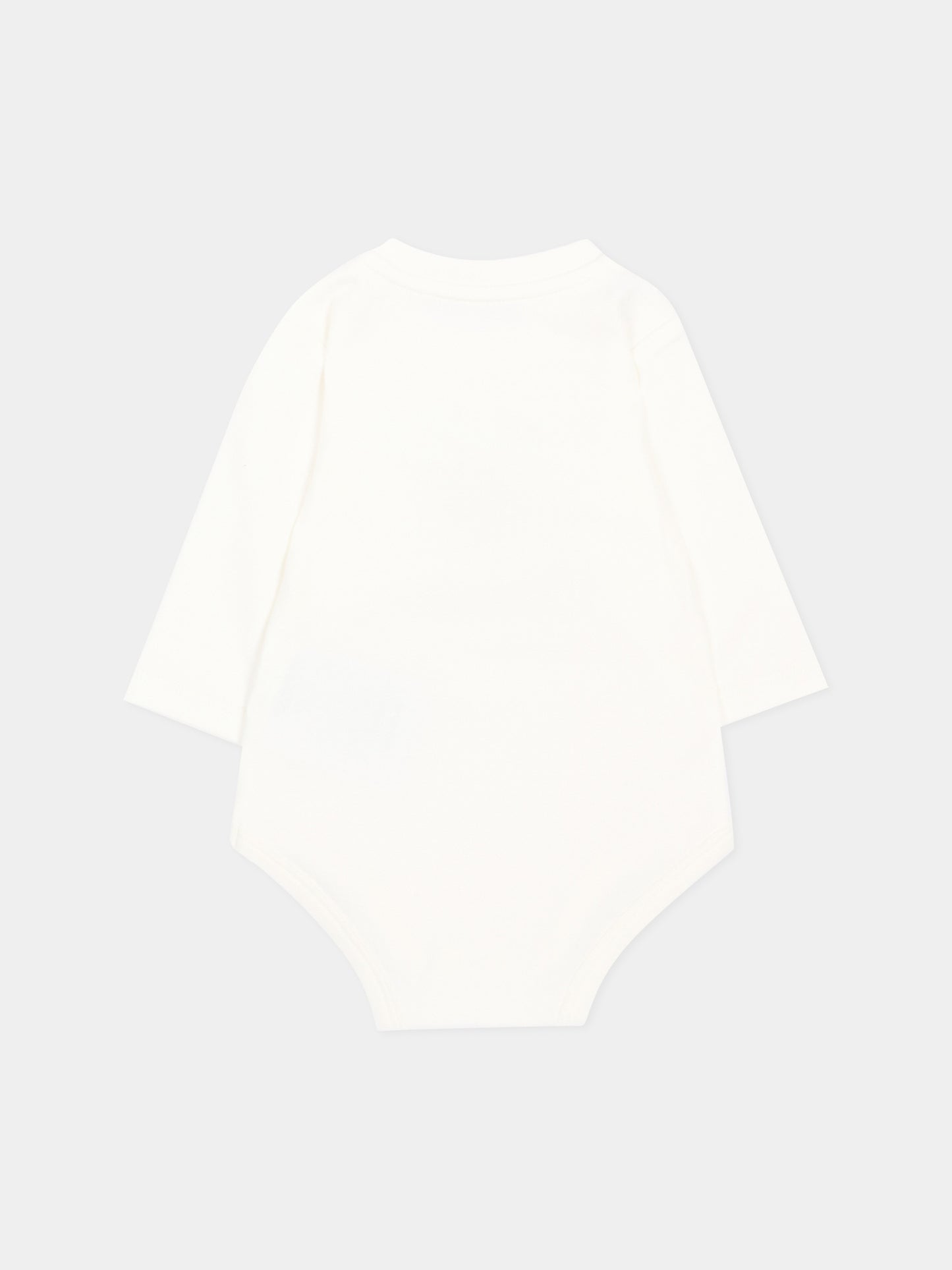 Set body avorio per neonati con renna,Moncler Kids,L2951 8P00002 8392E 034