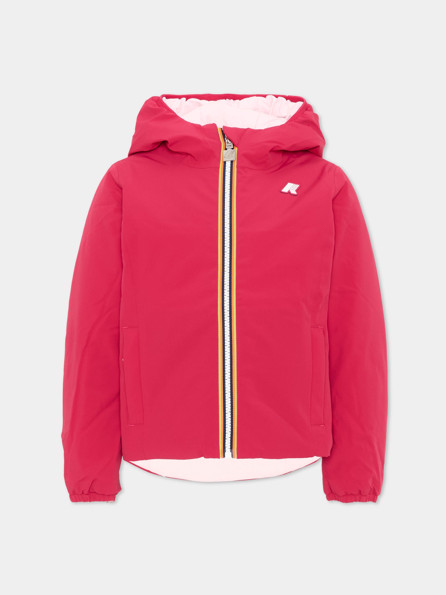 Piumino reversibile “Lily” per bambina,K-way,K71339W DAG