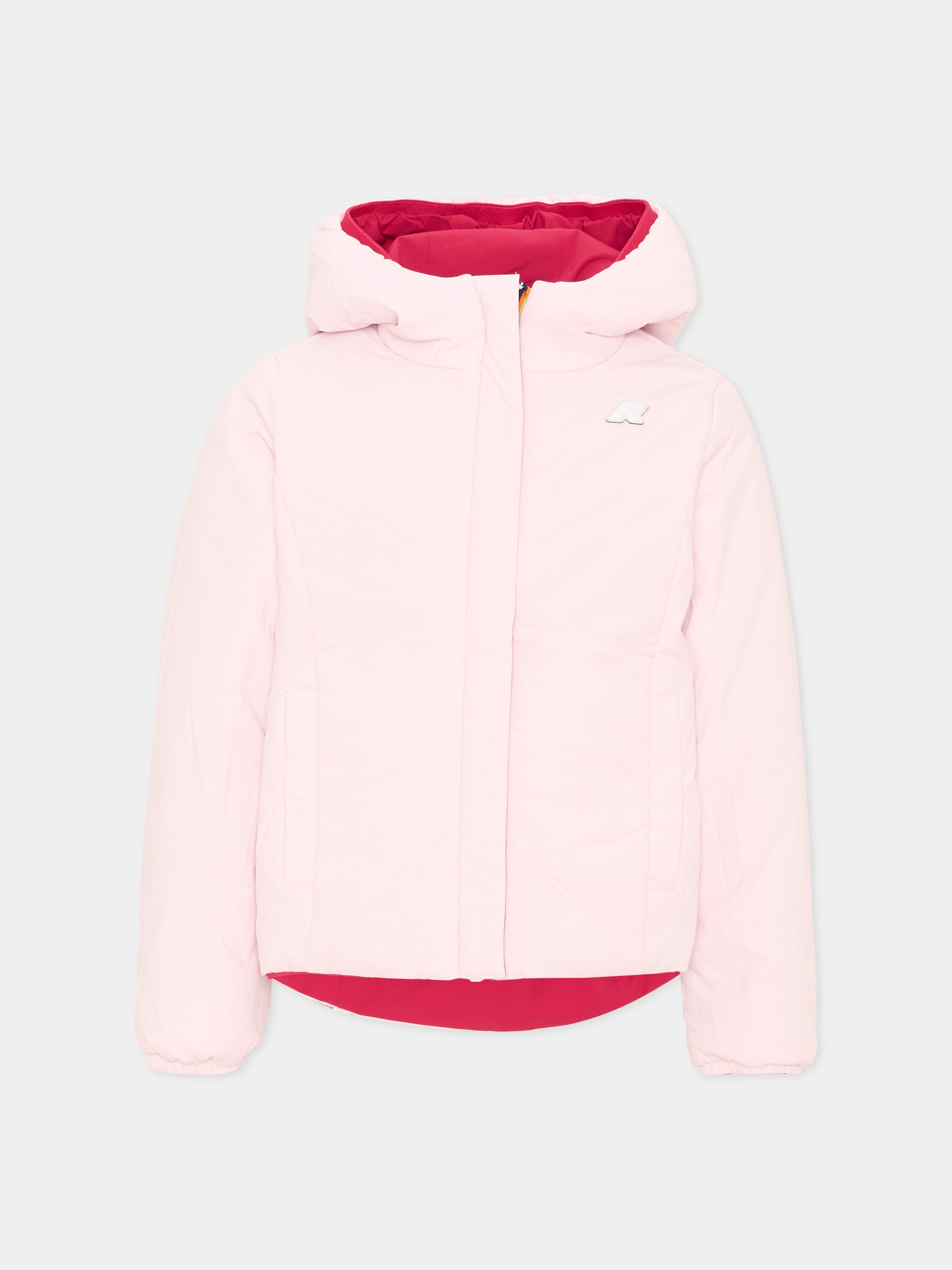 Piumino reversibile “Lily” per bambina,K-way,K71339W DAG