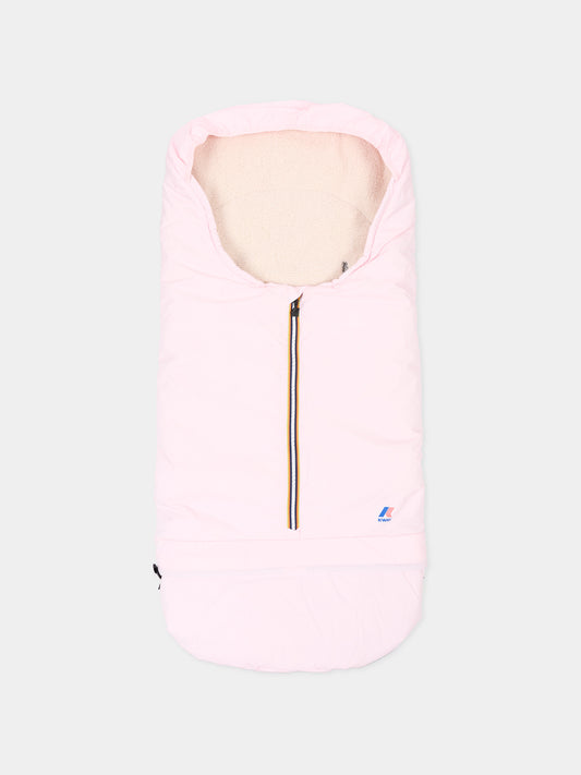 Sacco nanna rosa Le Vrai 4.0 Nourine Orsetto per neonata con logo,K-way,K81463W W4U
