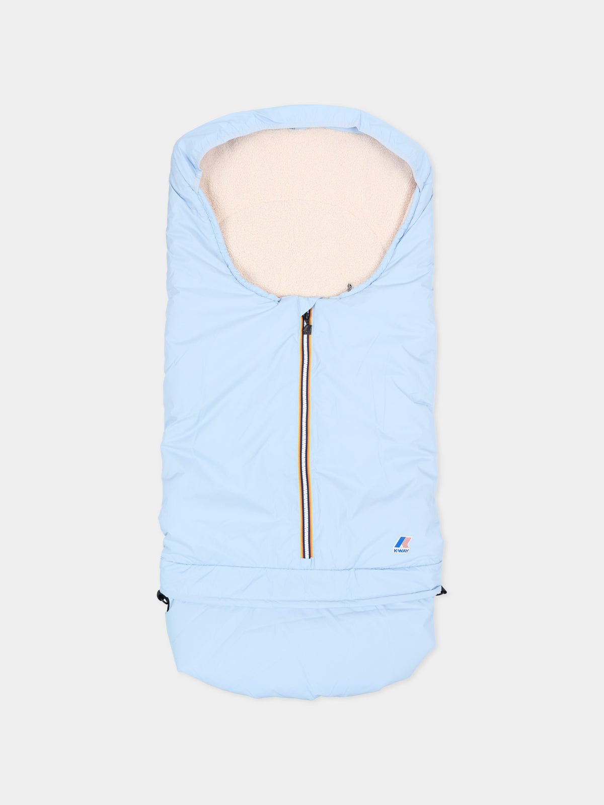 Sacco nanna celeste Le Vrai 4.0 Nourine Orsetto per neonato con logo,K-way,K81463W XWK