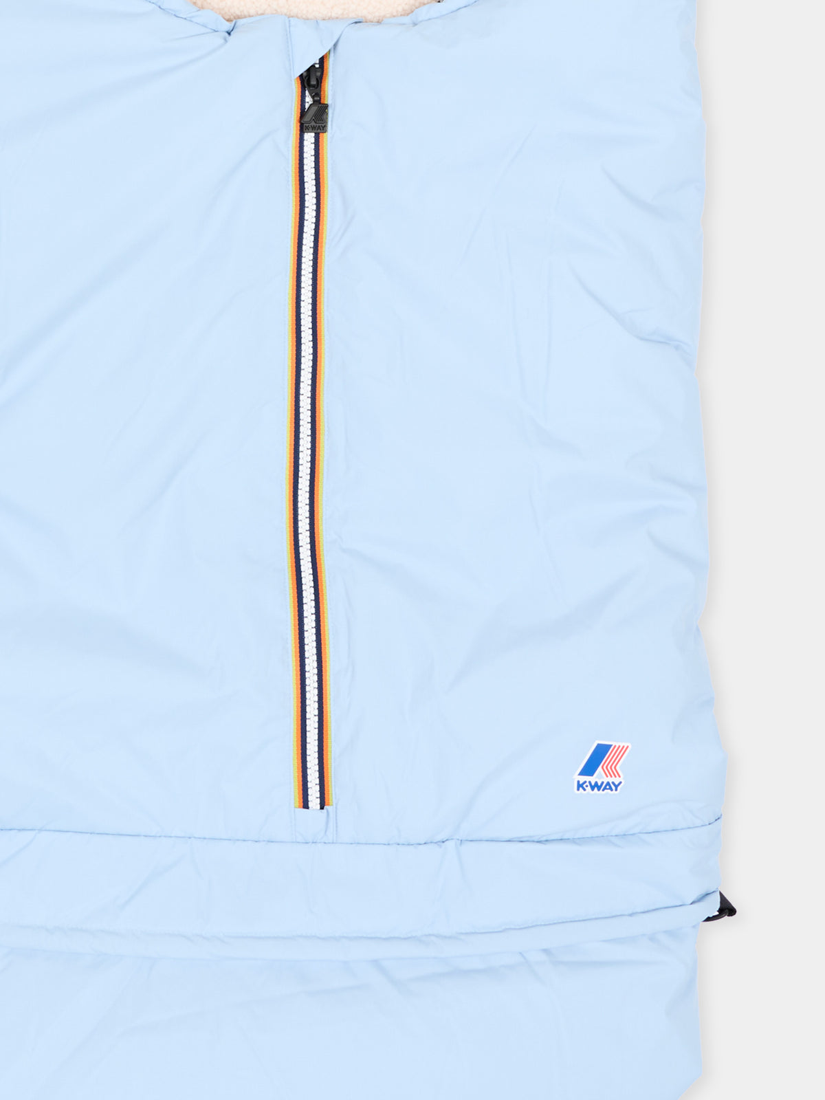 Sacco nanna celeste Le Vrai 4.0 Nourine Orsetto per neonato con logo,K-way,K81463W XWK