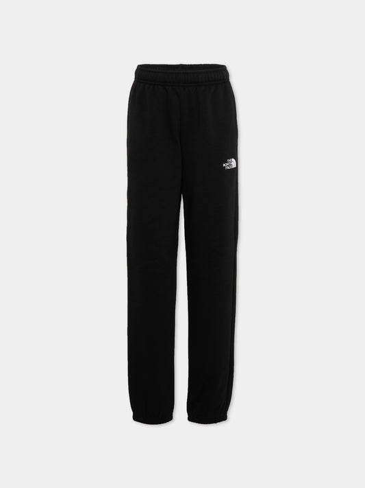 Pantaloni sportivi neri per bambino con logo,The North Face Kids,NF0A8CVDJK31