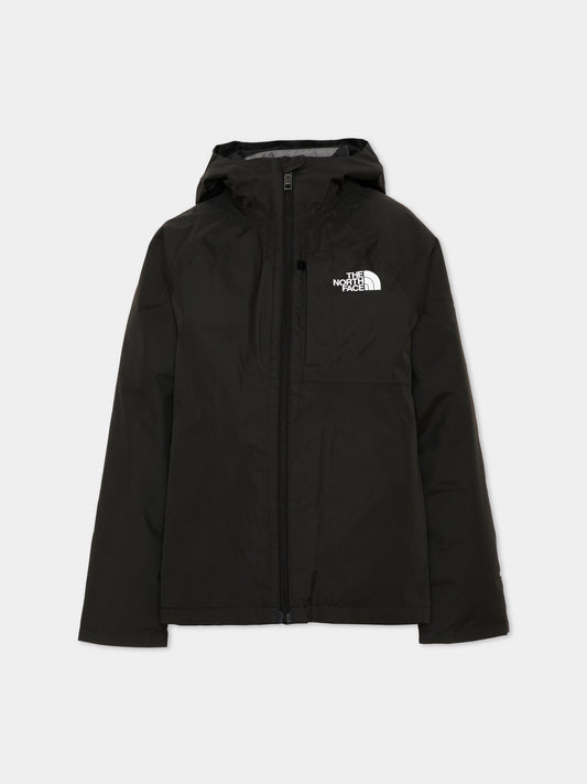 Doudounes noires pour enfants avec logo