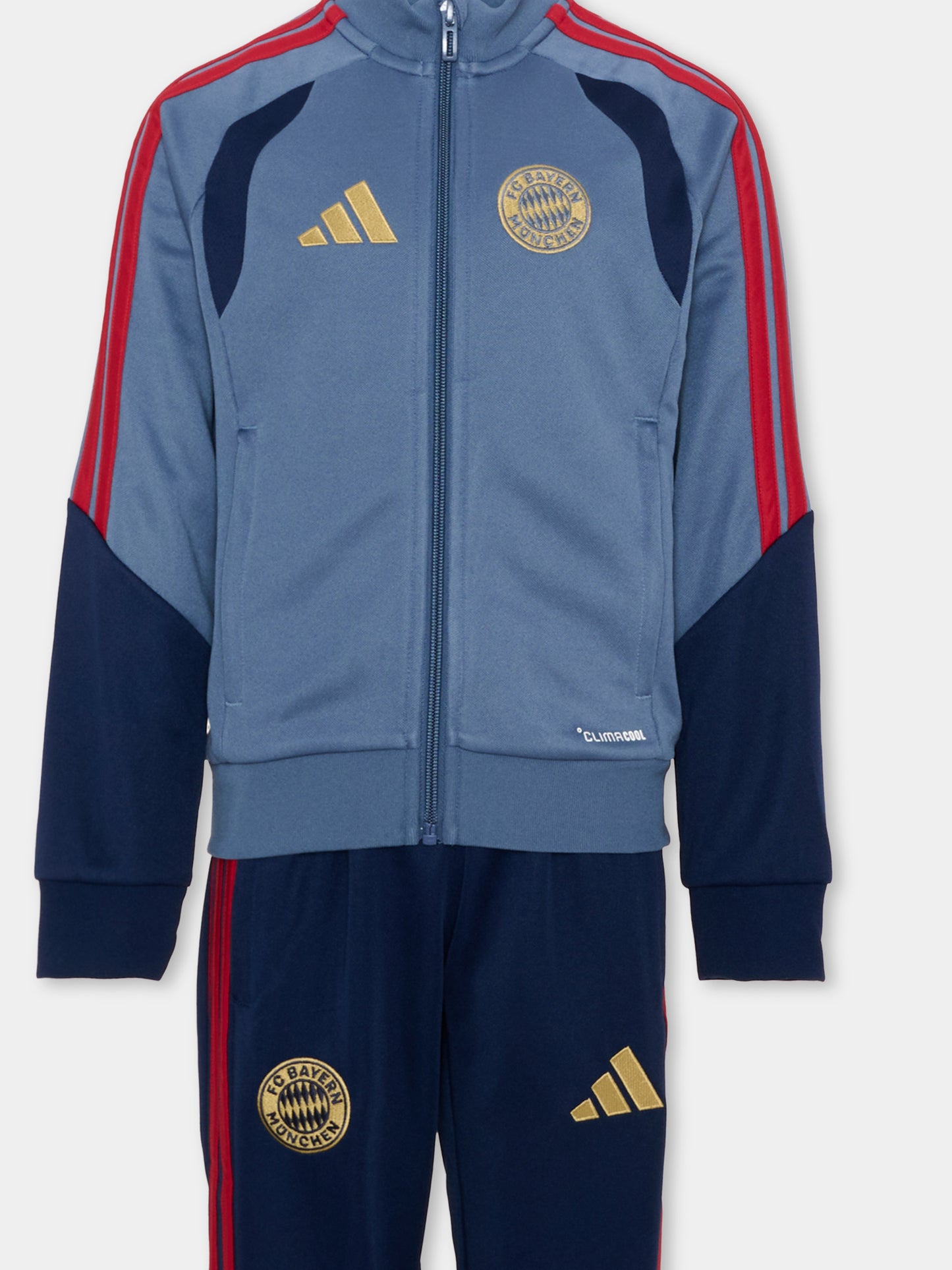 Completo sportivo blu per bambino Bayern Monaco,Adidas,KF0997