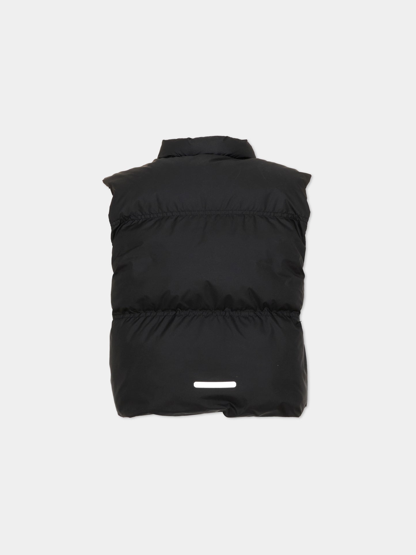 Gilet nero per bambini con logo,Adidas,KH0203