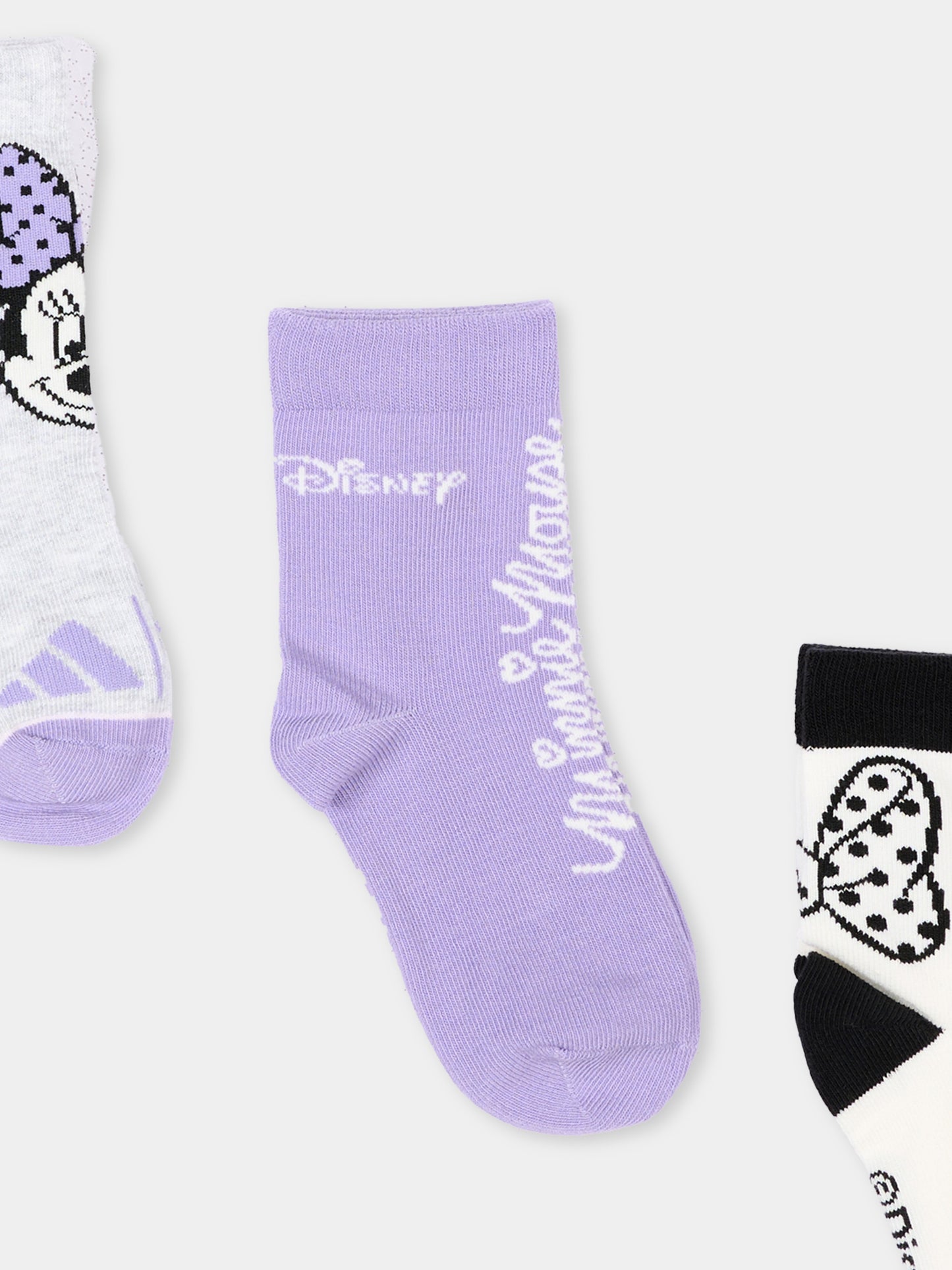 Calza spugna multicolor per bambina con Minnie,Adidas,KQ9851
