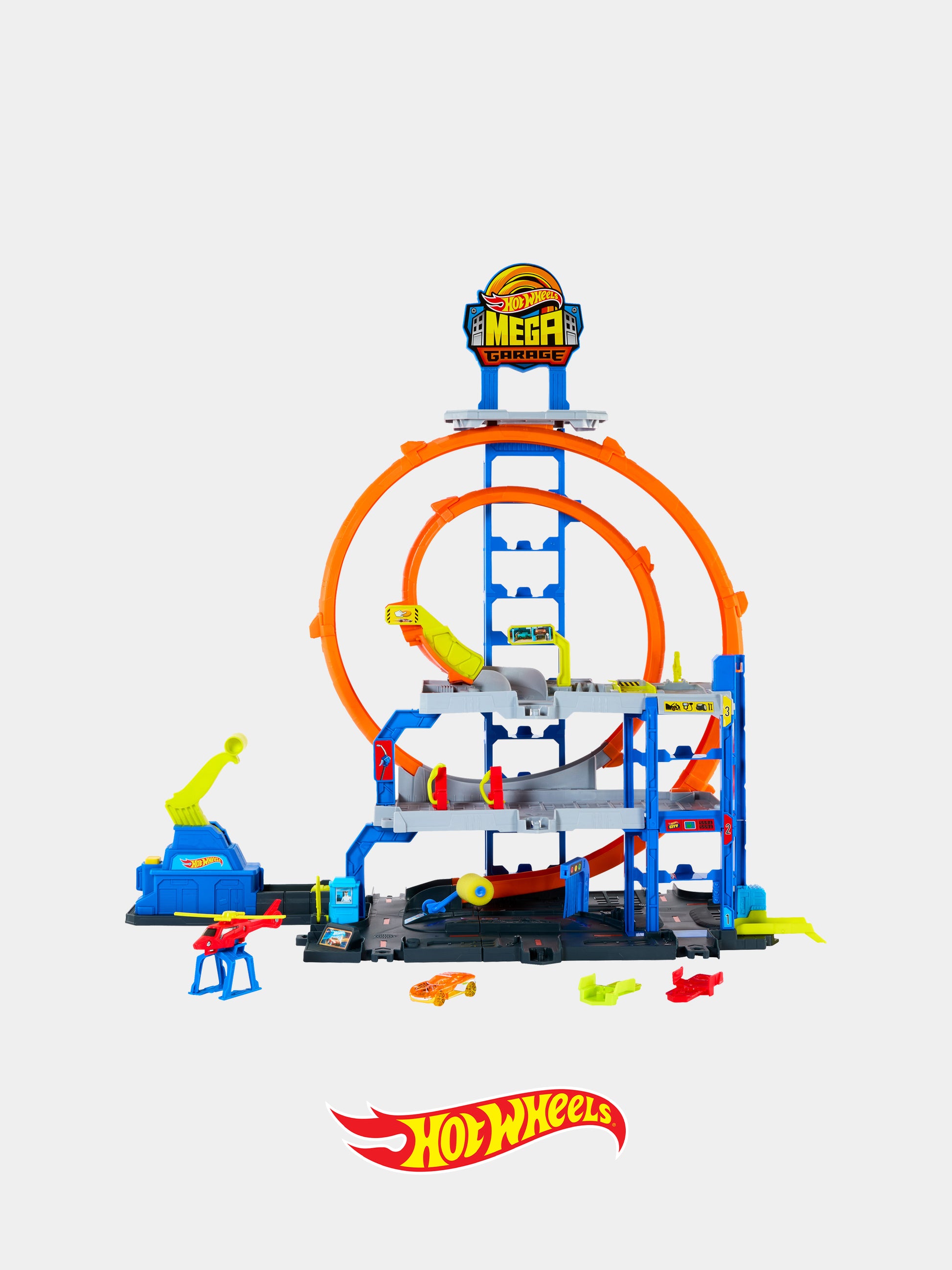 City MEGA Garage per bambino,Hot Wheels,JBM74
