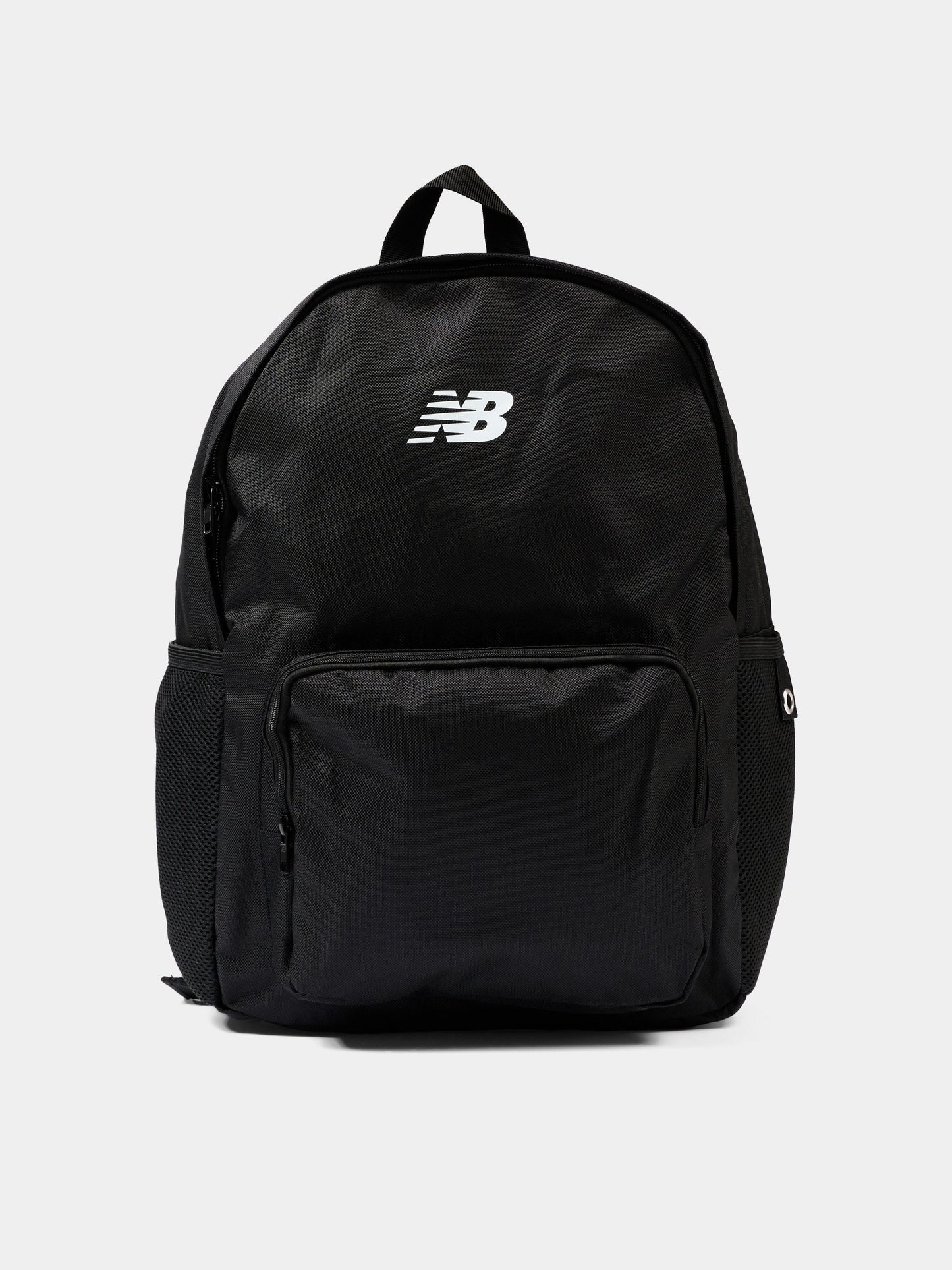 Zaino nero per bambino con logo,New Balance,LAKB0222 BK