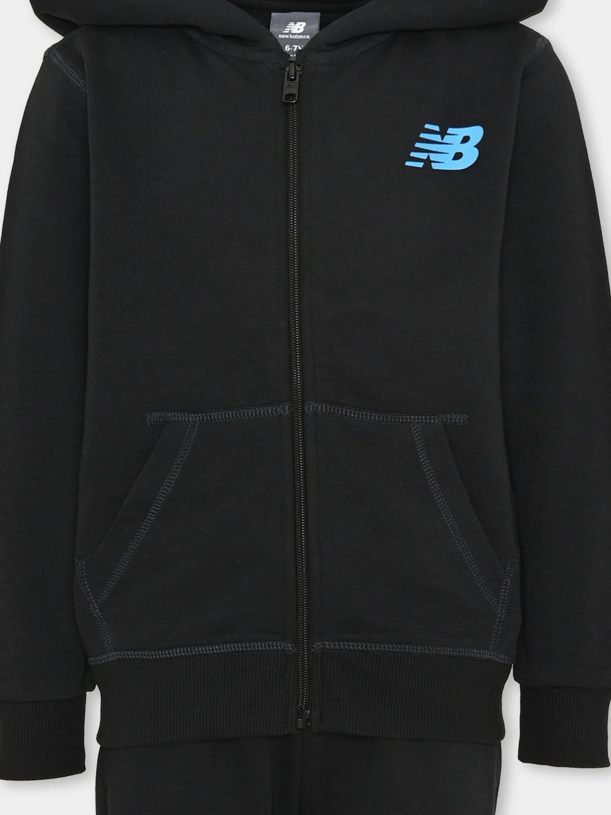 Completo sportivo lungo nero per bambino,New Balance,YS61Y5VG BM