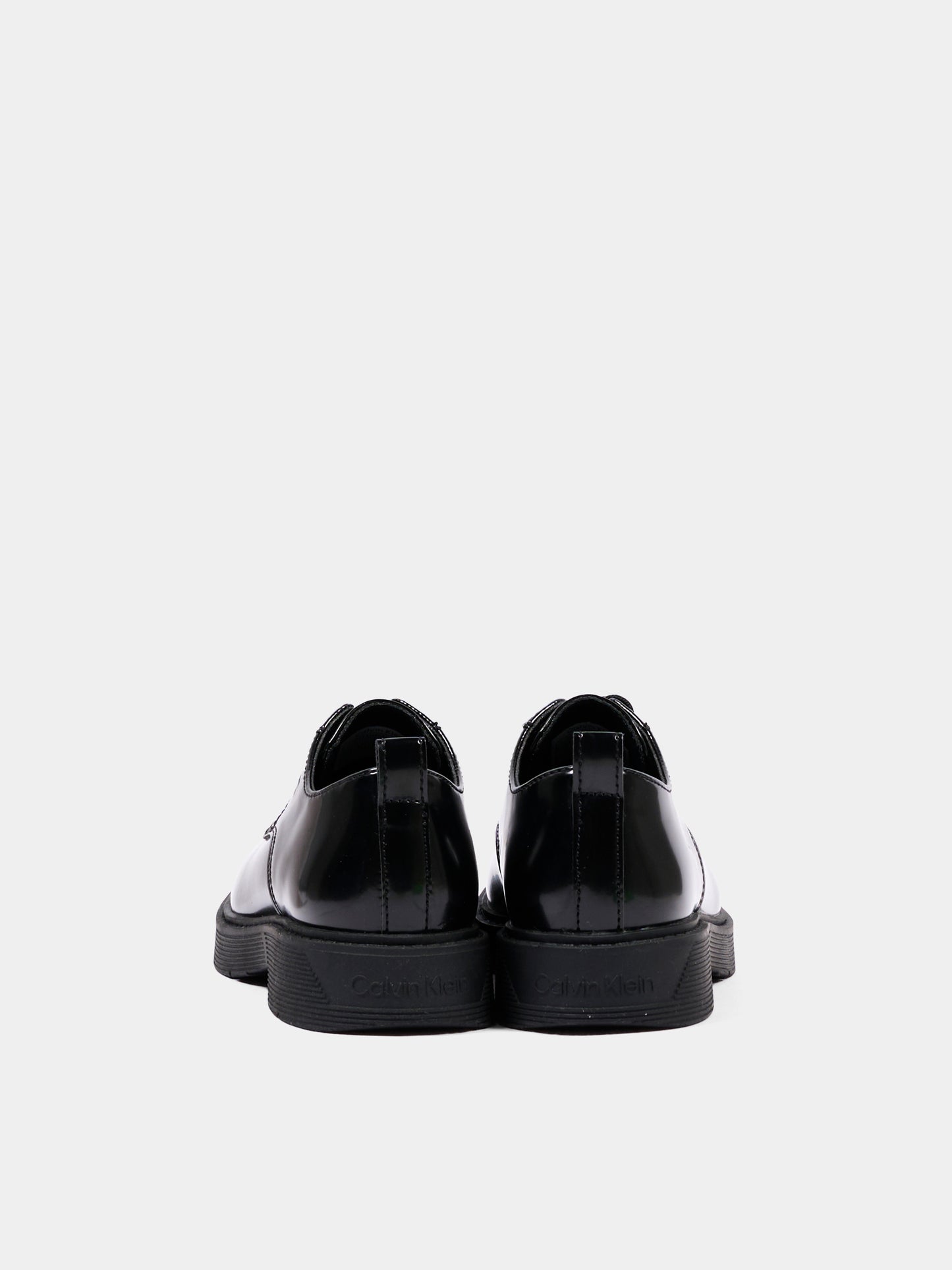 Stringate nere per bambino con logo,Calvin Klein Kids,V3X4 83494 1453999