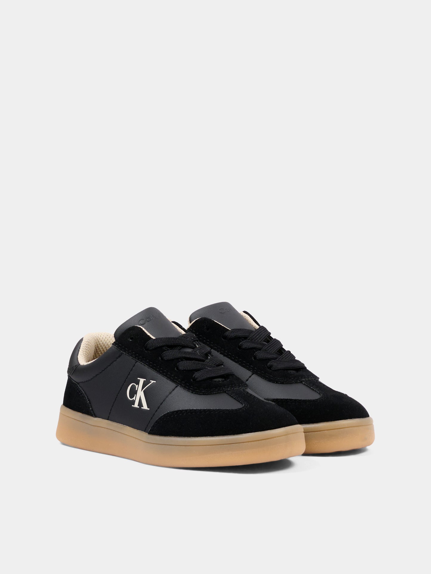 Sneakers nere per bambino con logo,Calvin Klein Kids,V3X9 83451 0318999