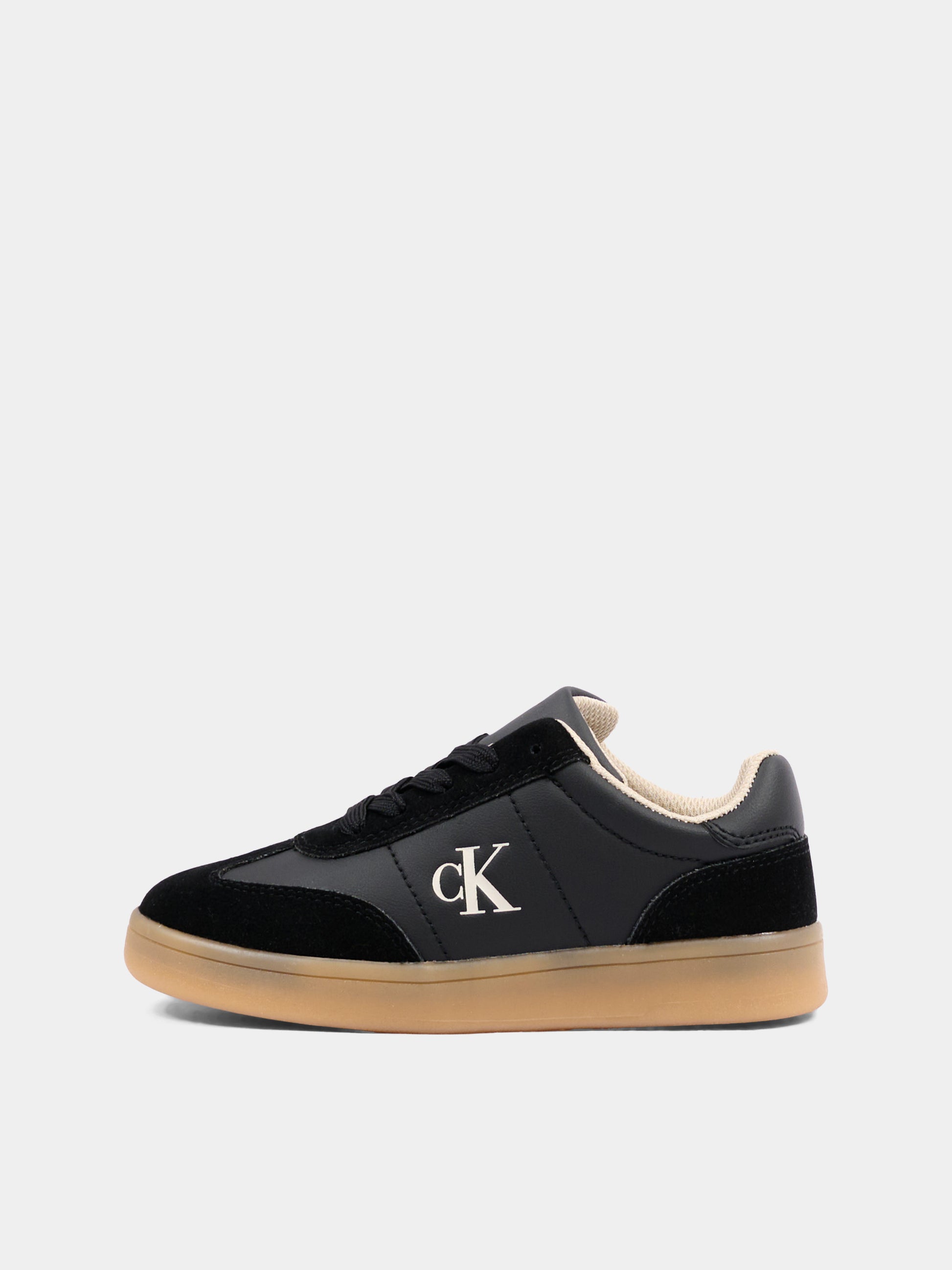 Sneakers nere per bambino con logo,Calvin Klein Kids,V3X9 83451 0318999