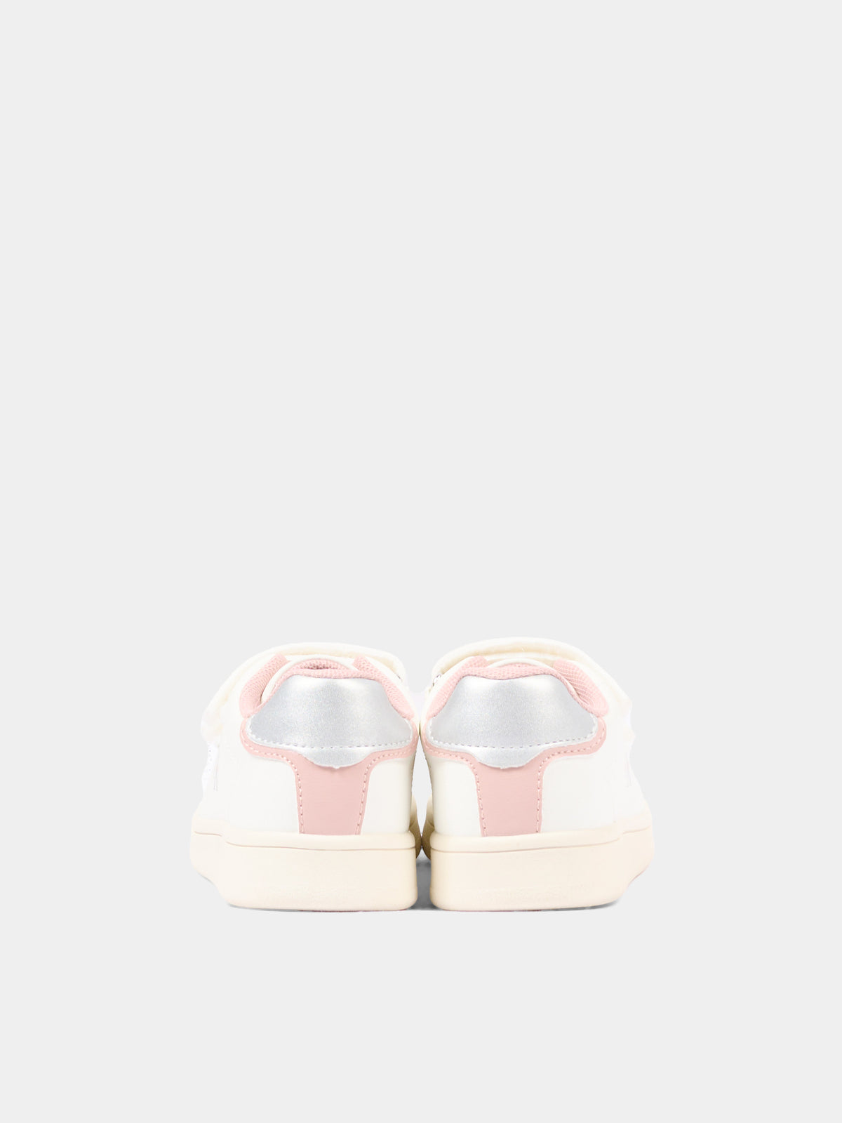 Sneakers bianche per bambina con logo,Calvin Klein Kids,V1A9 83382 1355Y622