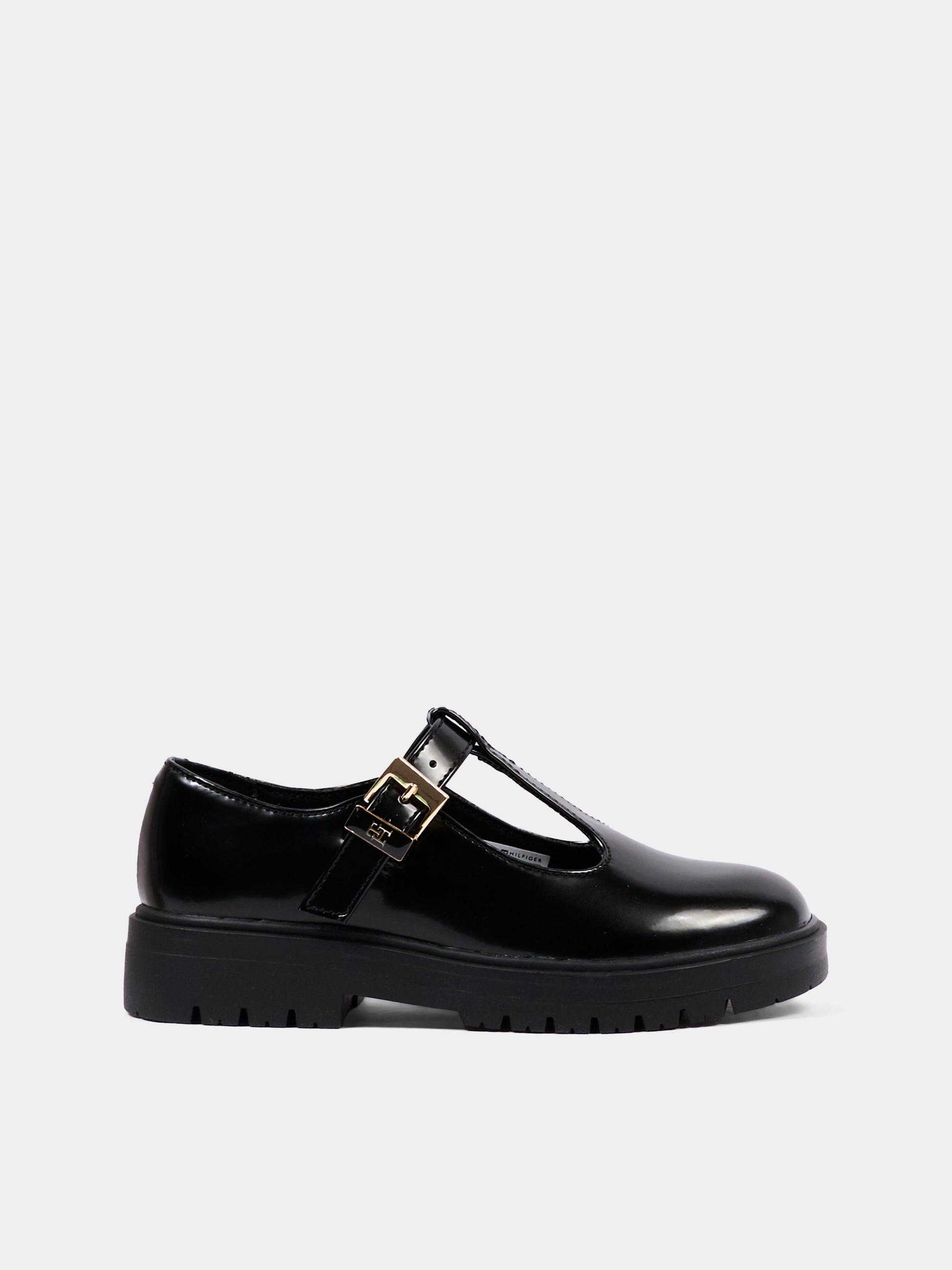 Occhio di bue nero per bambina con logo,Tommy Hilfiger Junior,T3A4 35140 1458999