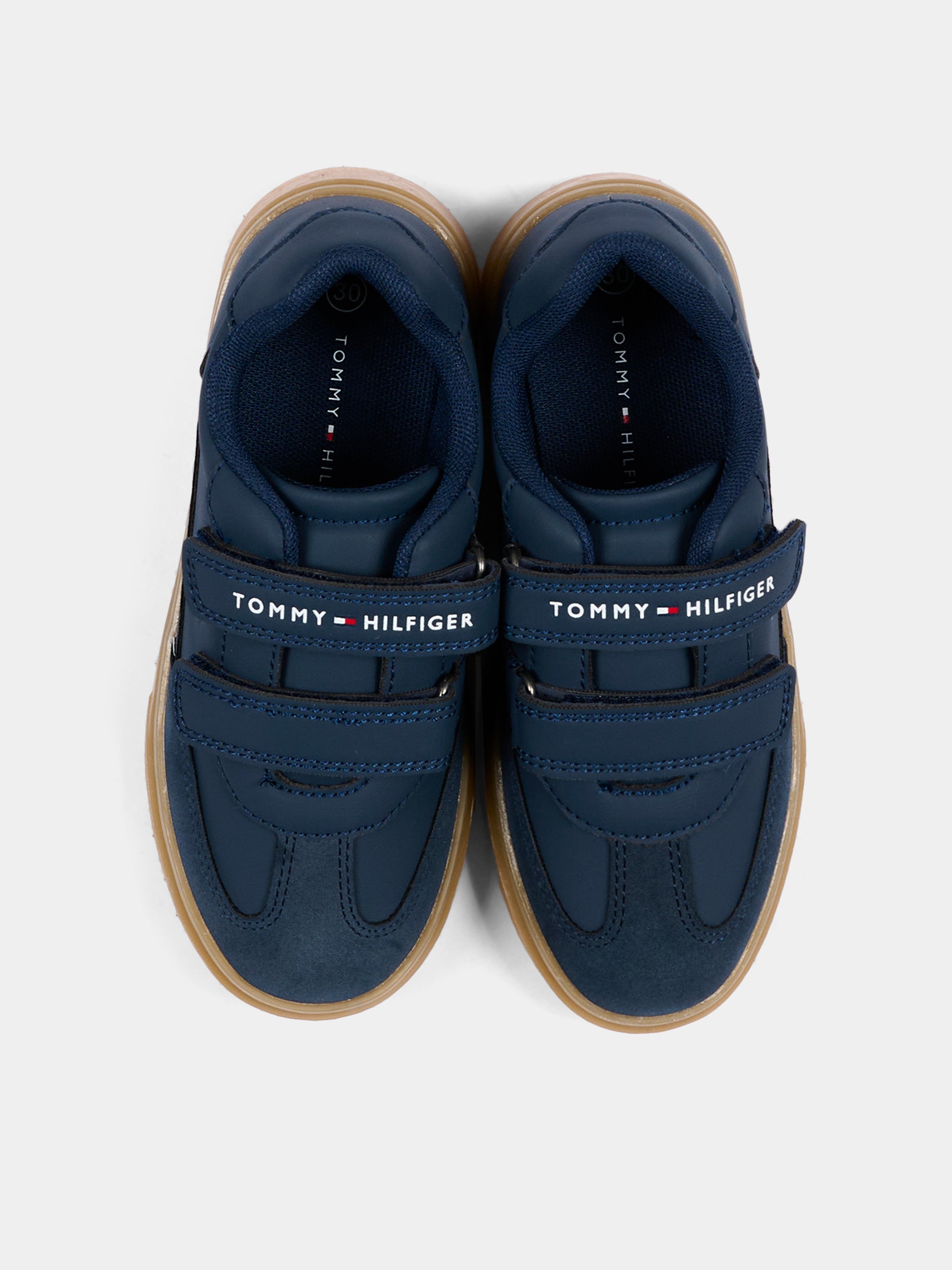 Sneakers blu per bambino con logo,Tommy Hilfiger Junior,T1X9 35219 1269800