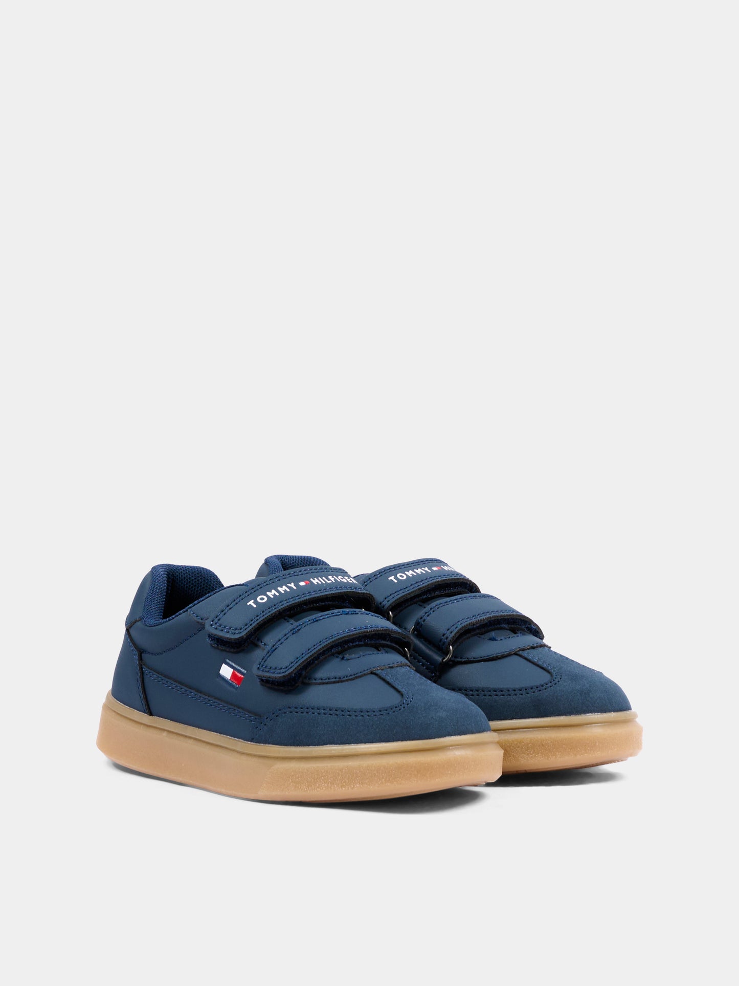 Sneakers blu per bambino con logo,Tommy Hilfiger Junior,T1X9 35219 1269800