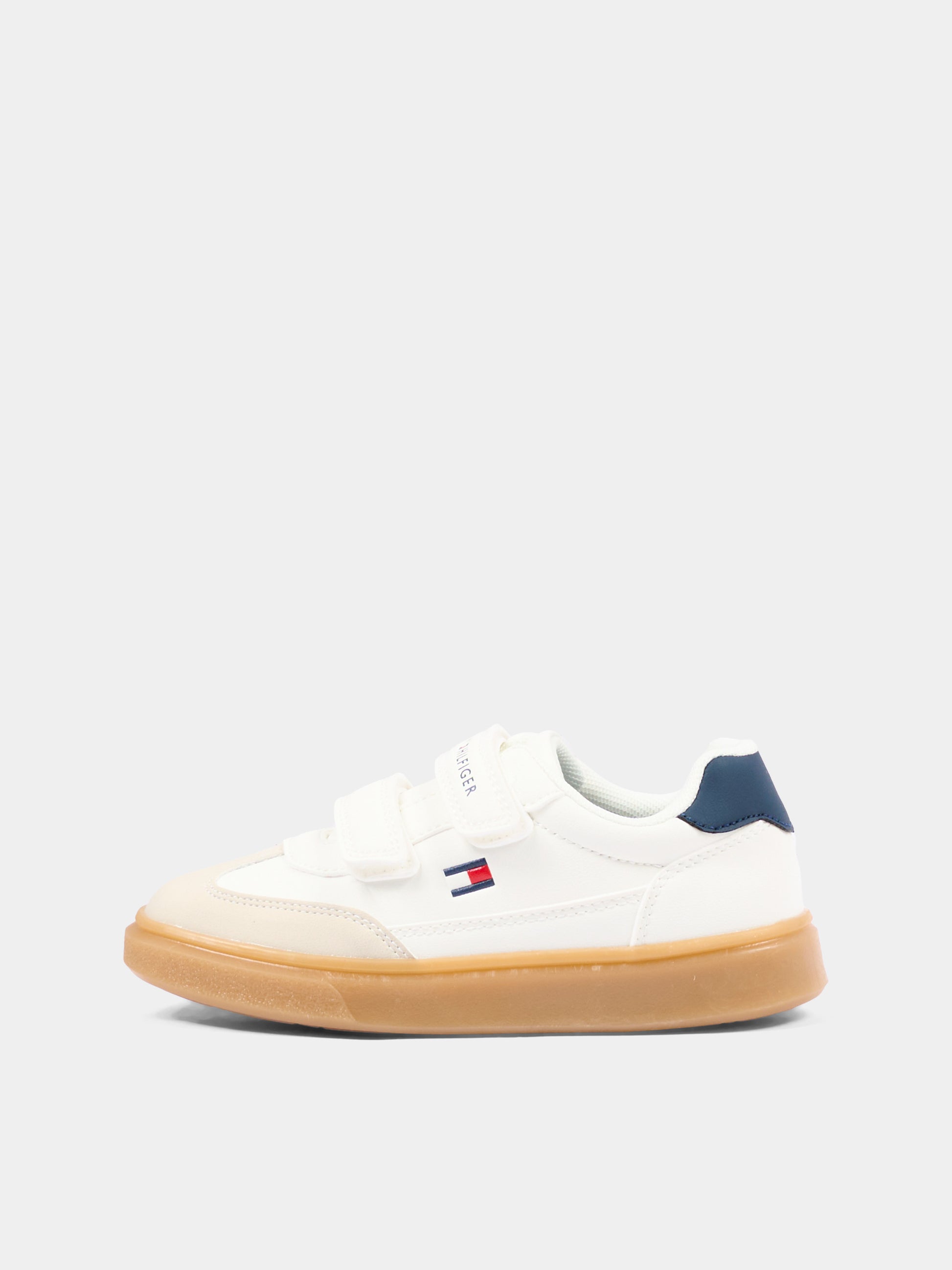 Sneakers bianche per bambino con logo,Tommy Hilfiger Junior,T1X9 35219 1269B159