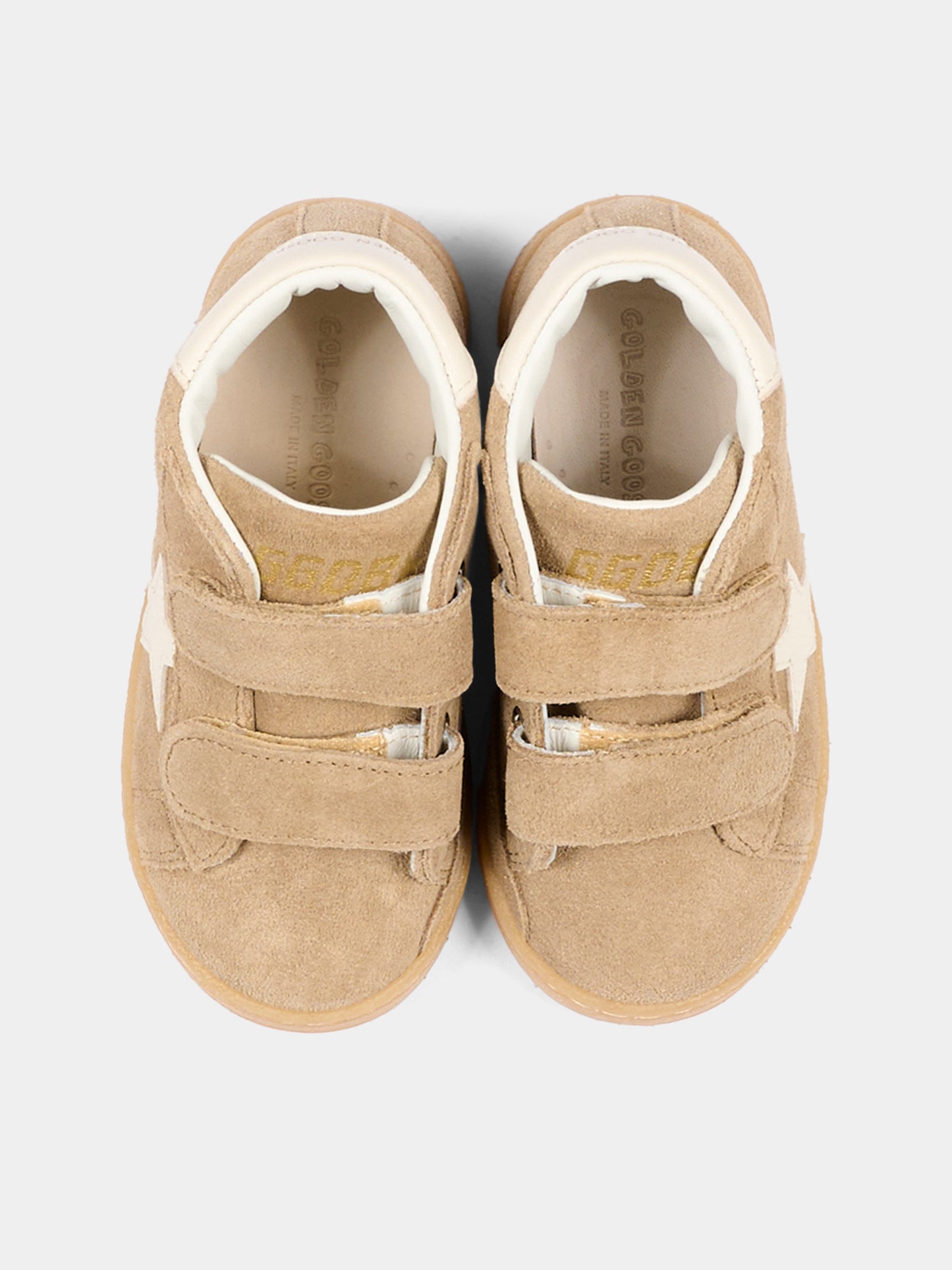 Sneakers marroni June per bambini,Golden Goose,GJF00386 F008634 55502