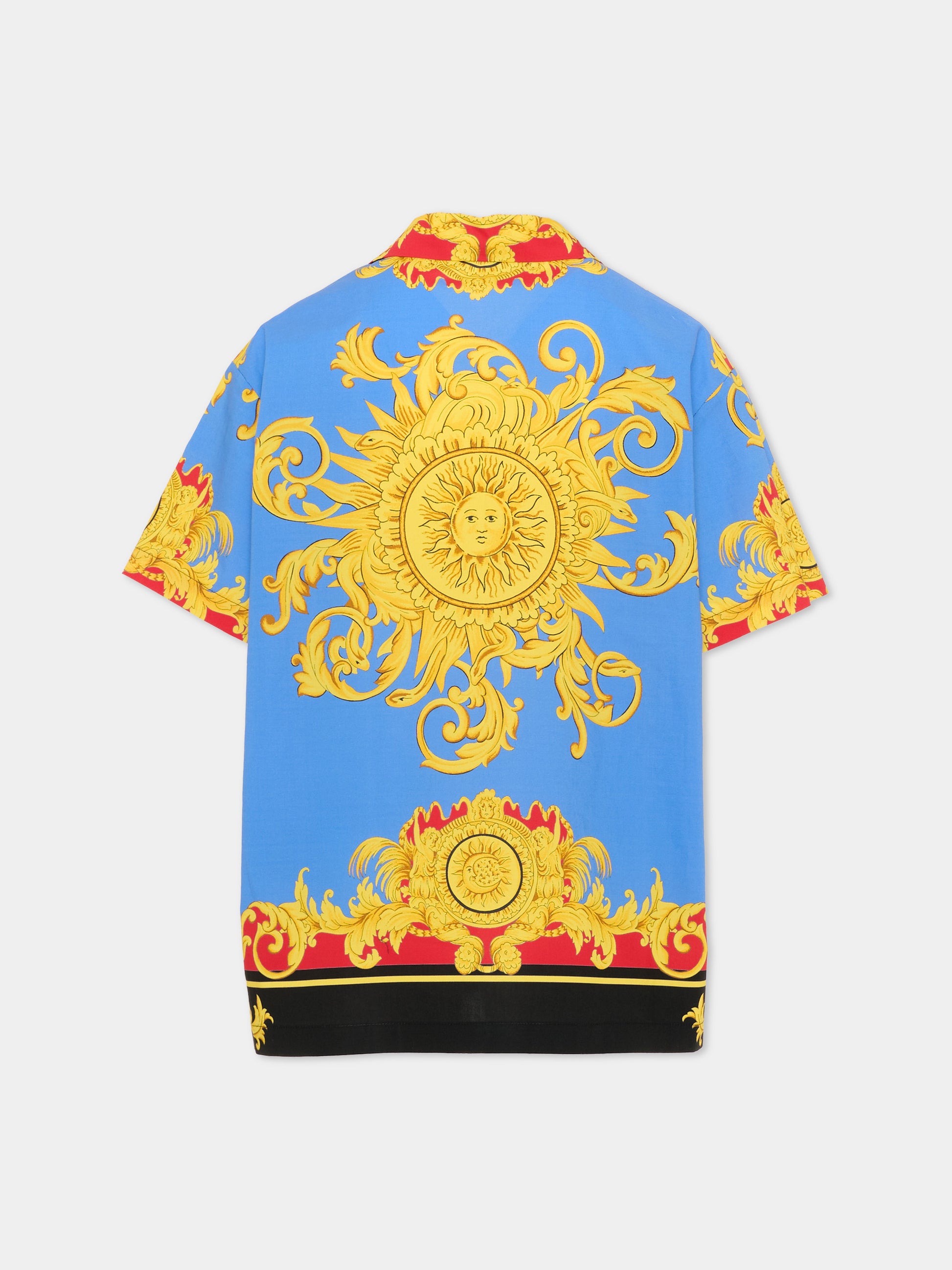 Camicia multicolor barocco per bambino,Versace,1024940 1A18114 5UG70