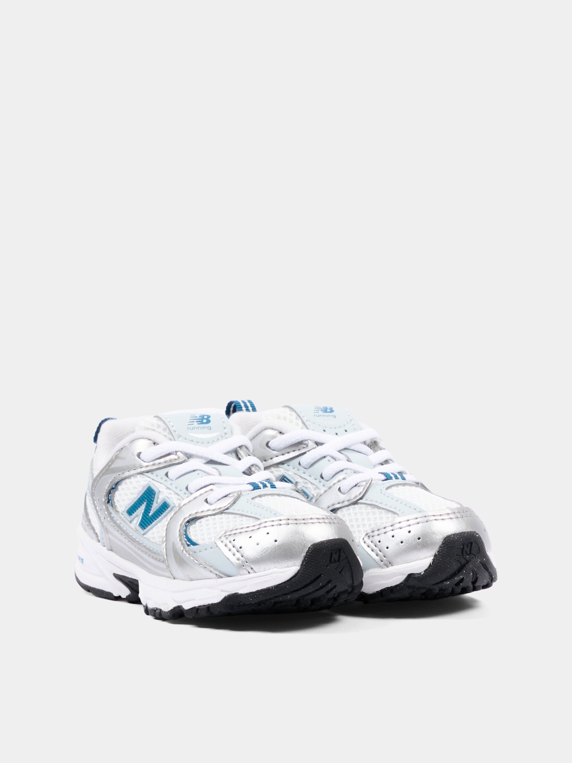 Sneakers argento 530 con logo per bambini,New Balance,I5308K1