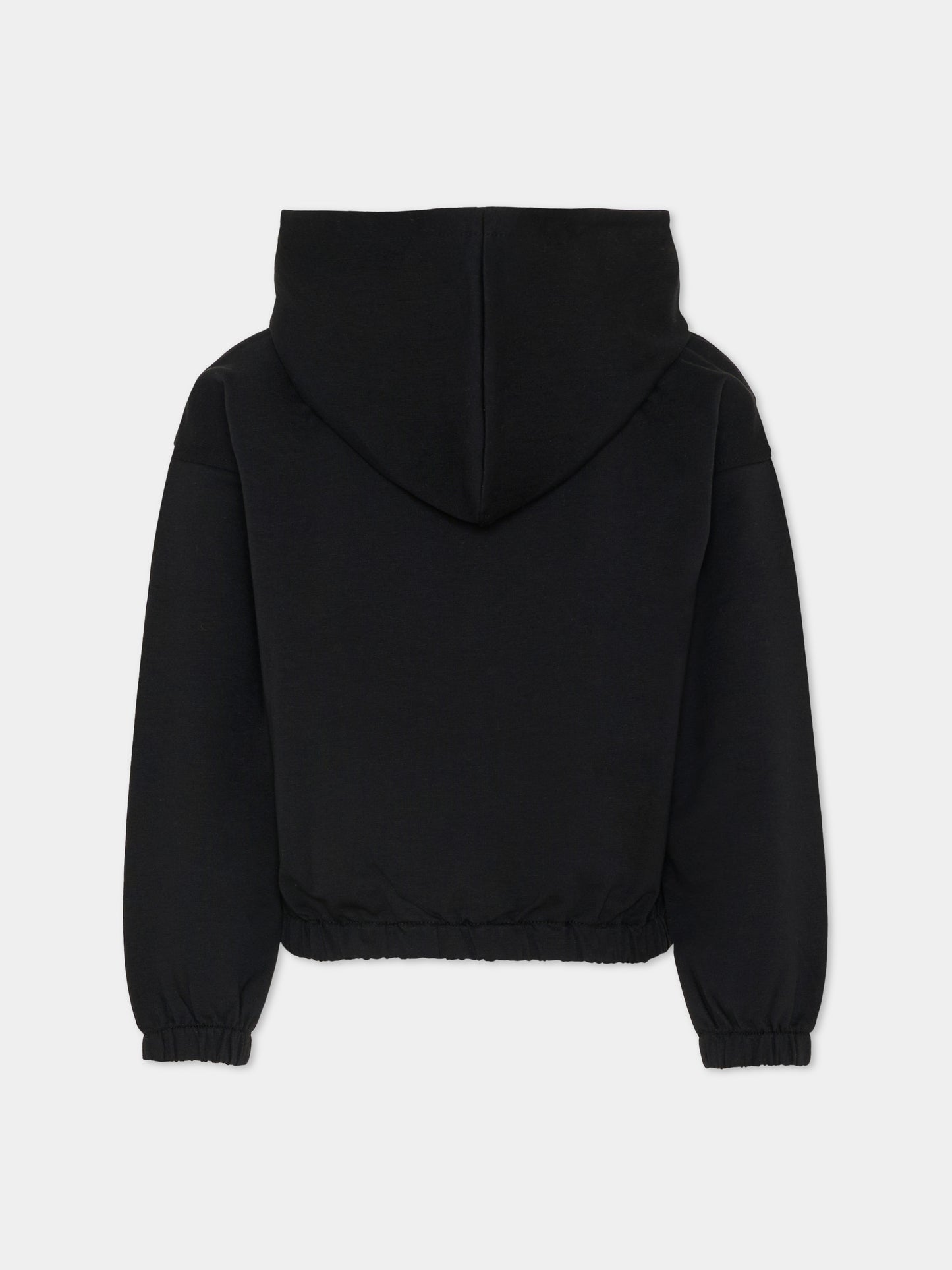 Felpa nera per bambina con Teddy Bear,Moschino Kids,HDF06J LDA16 60100